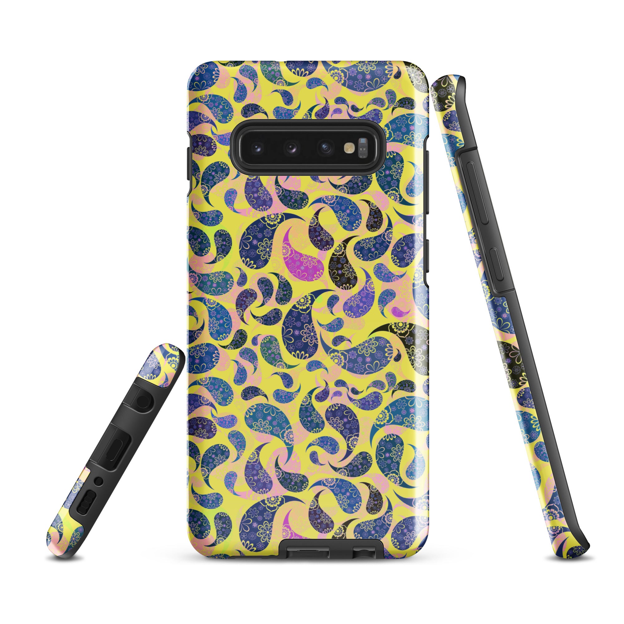 Tough case for Samsung® Paisley Dark Yellow