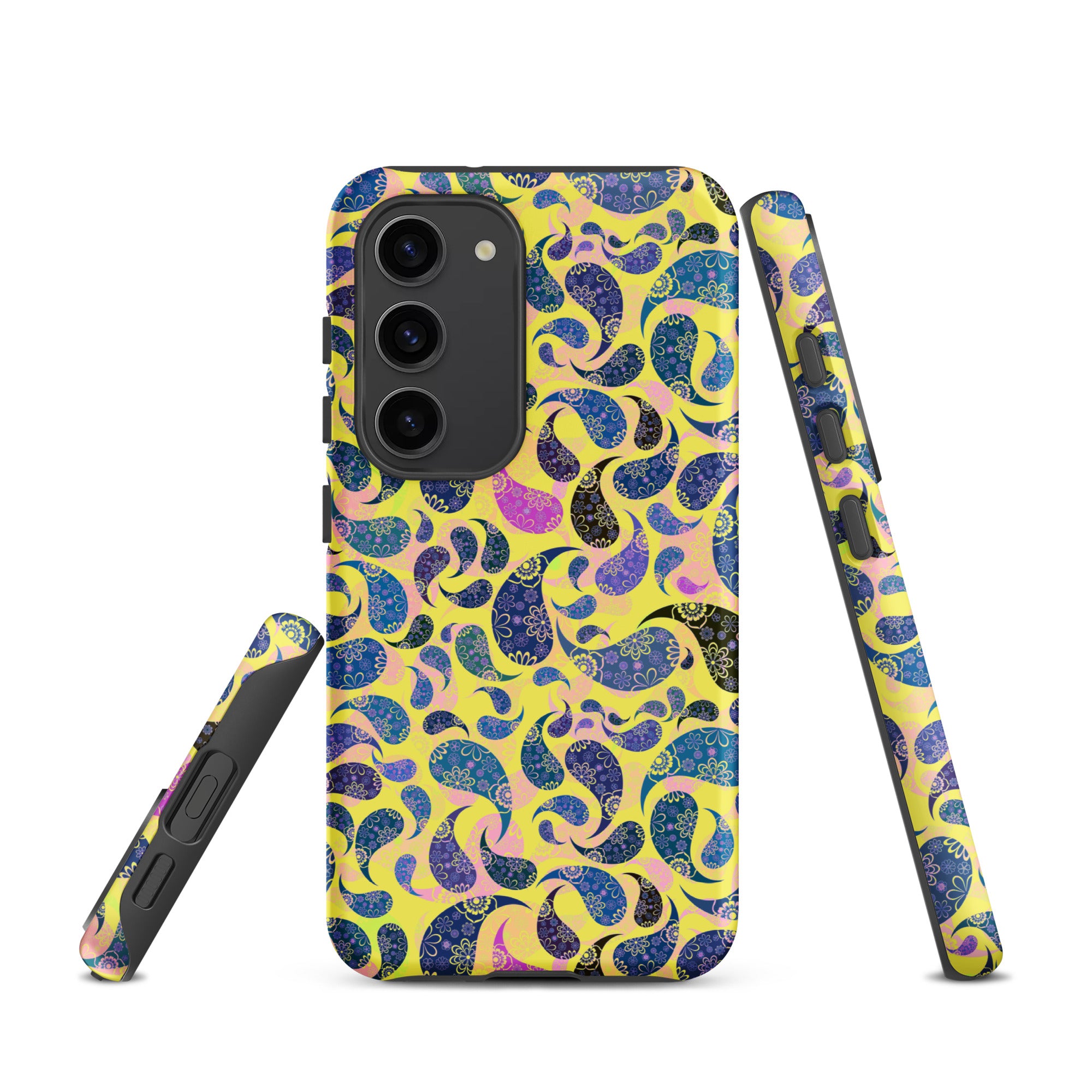 Tough case for Samsung® Paisley Dark Yellow