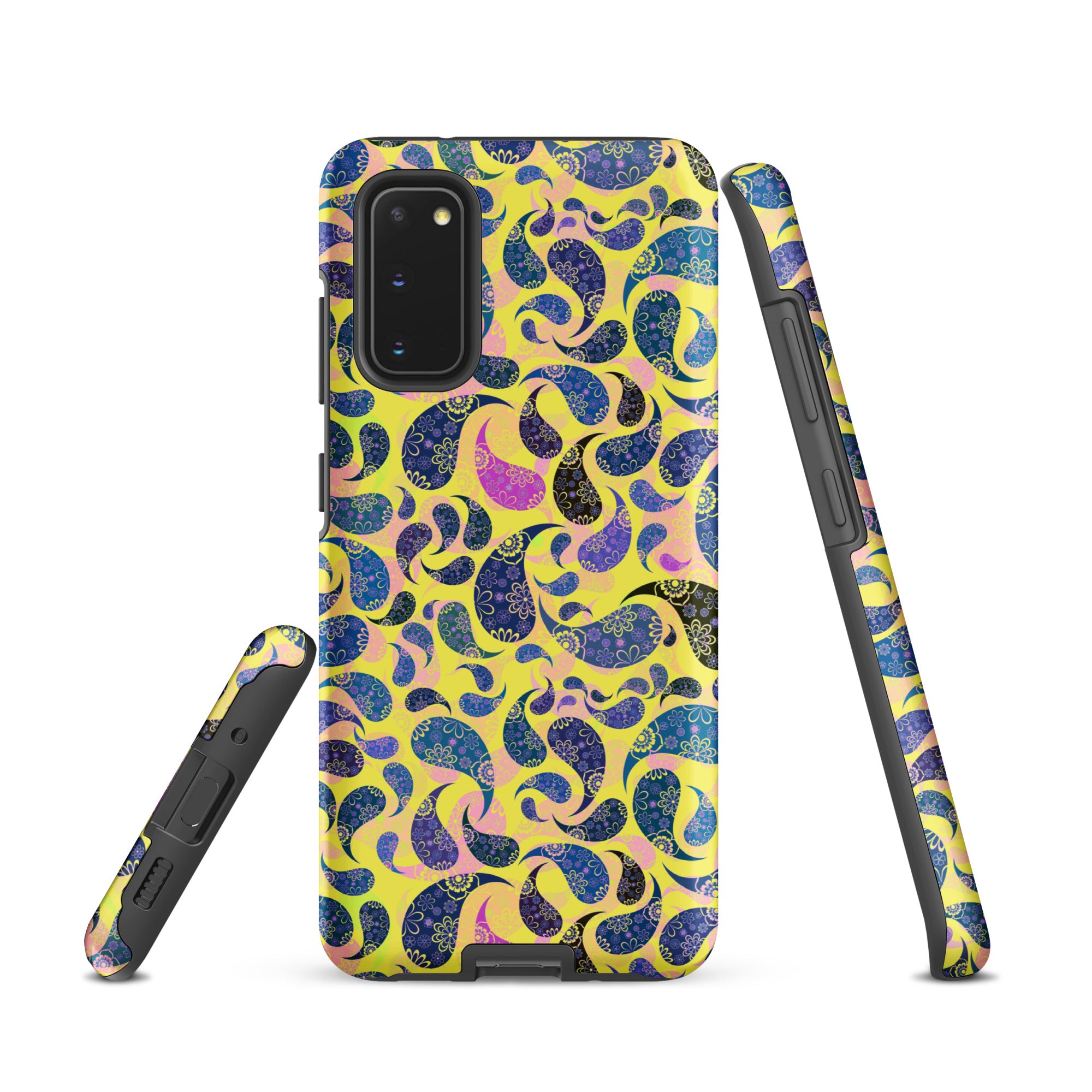 Tough case for Samsung® Paisley Dark Yellow