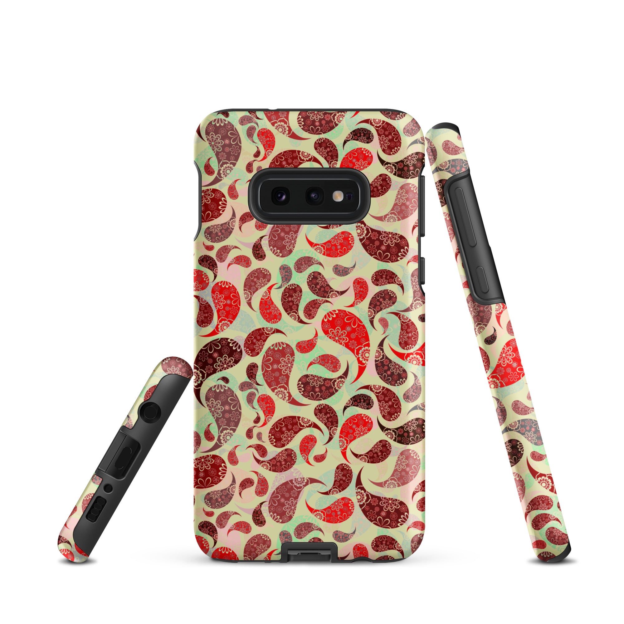 Tough case for Samsung® Paisley Red