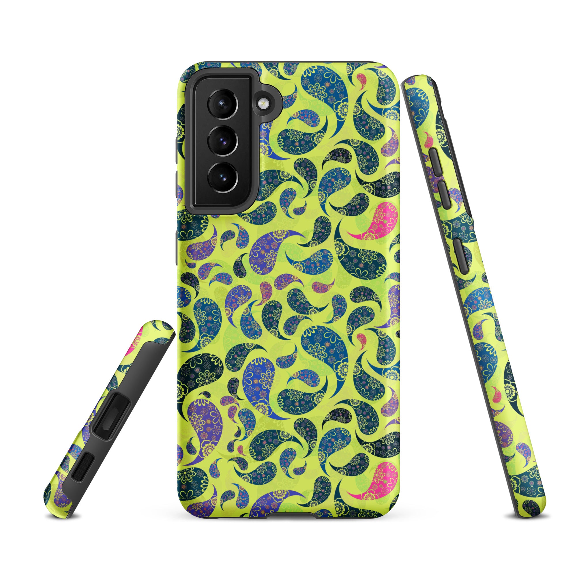 Tough case for Samsung® Paisley Yellow