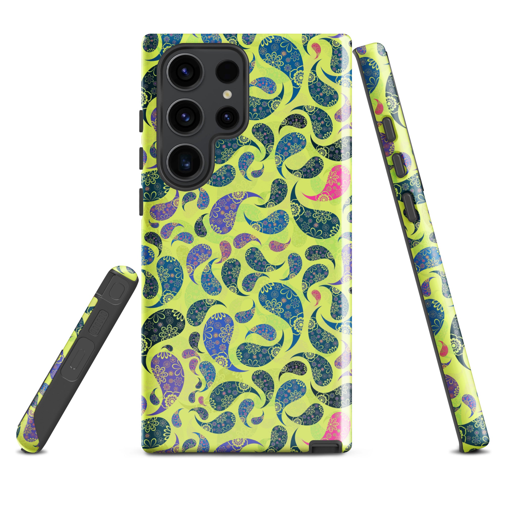 Tough case for Samsung® Paisley Yellow