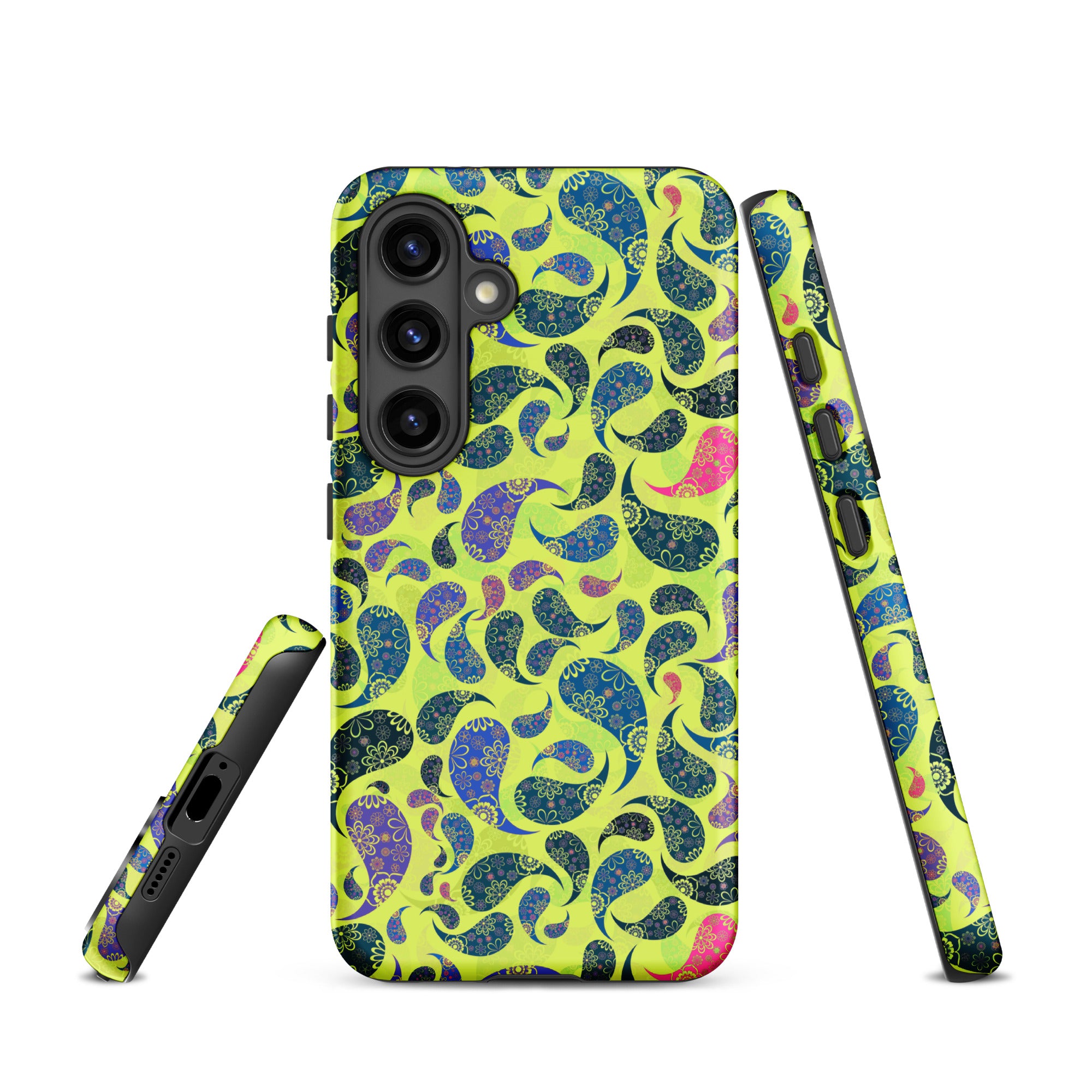 Tough case for Samsung® Paisley Yellow