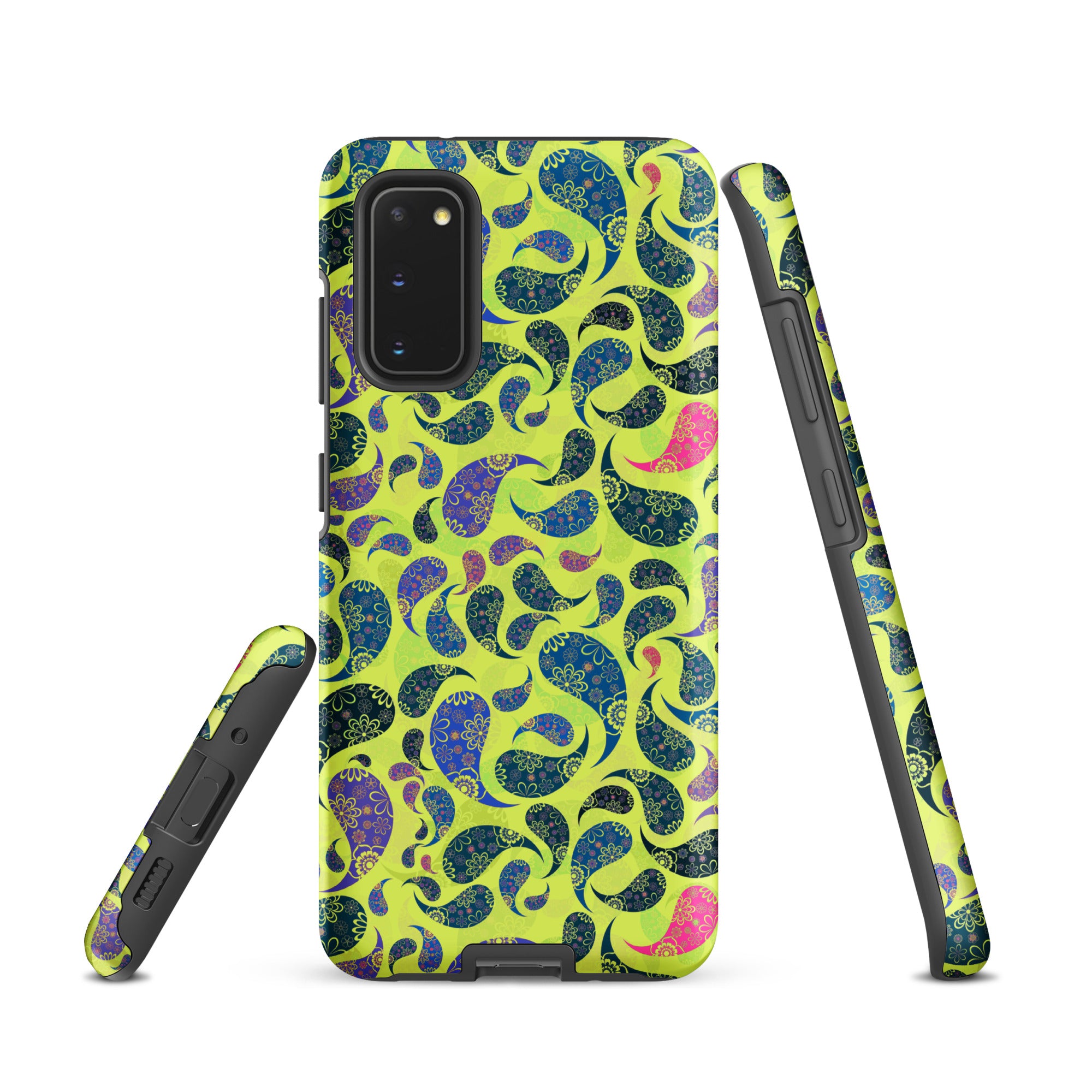 Tough case for Samsung® Paisley Yellow