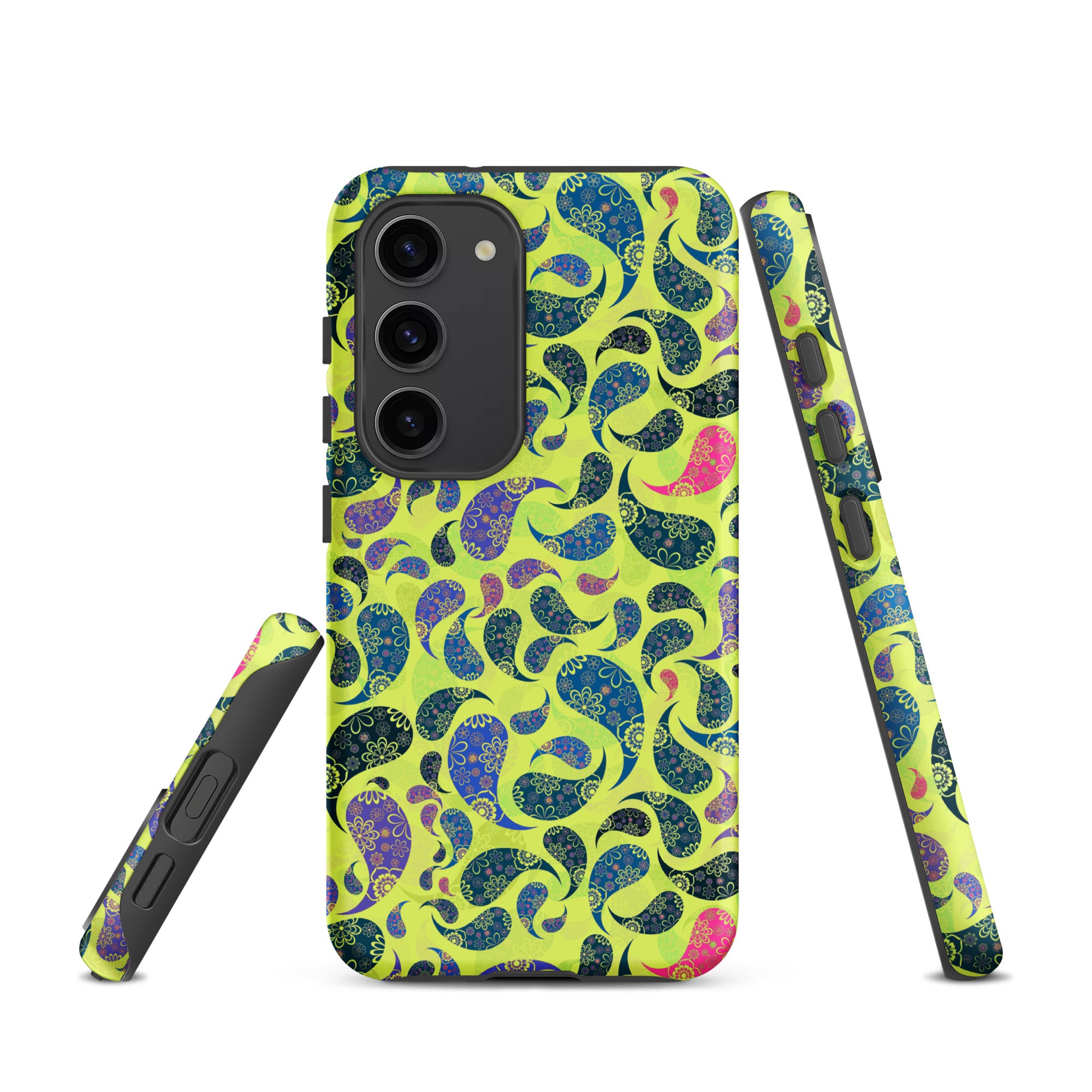 Tough case for Samsung® Paisley Yellow