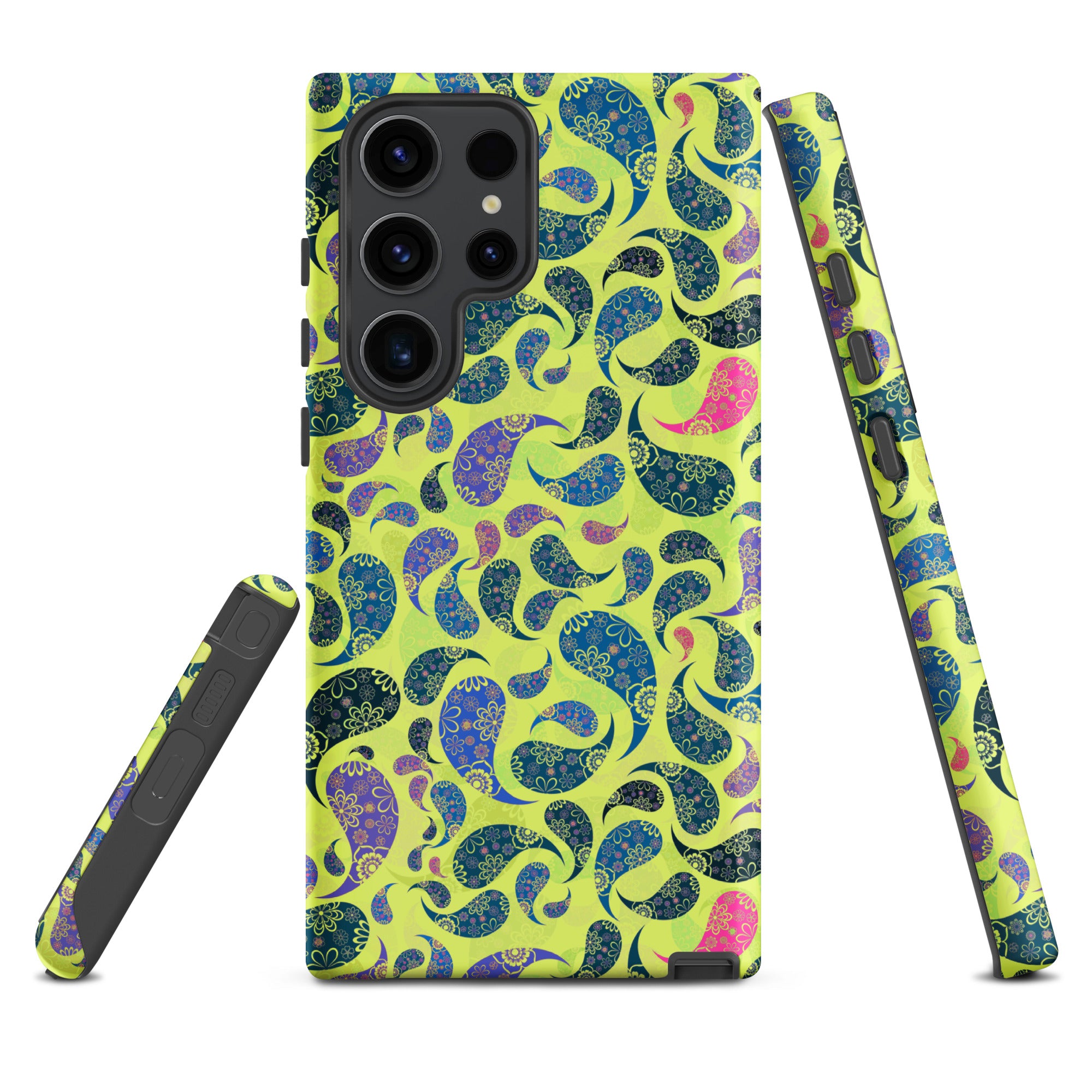 Tough case for Samsung® Paisley Yellow