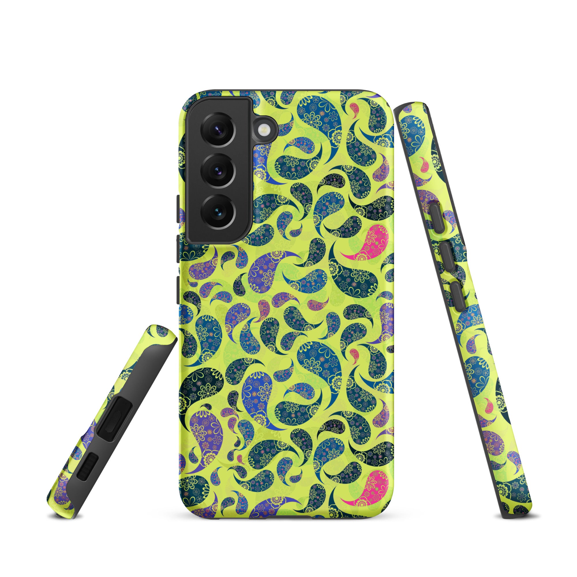 Tough case for Samsung® Paisley Yellow