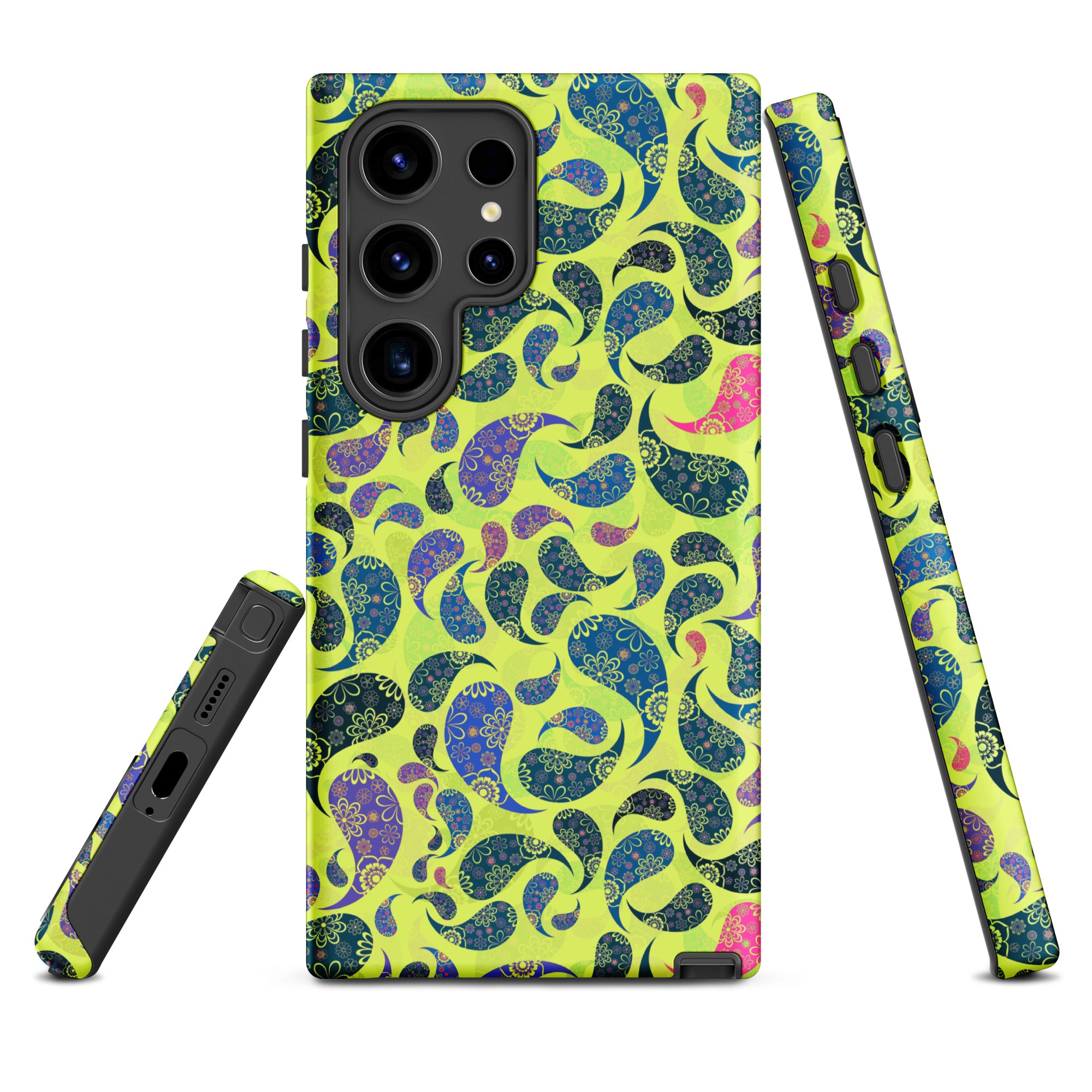 Tough case for Samsung® Paisley Yellow