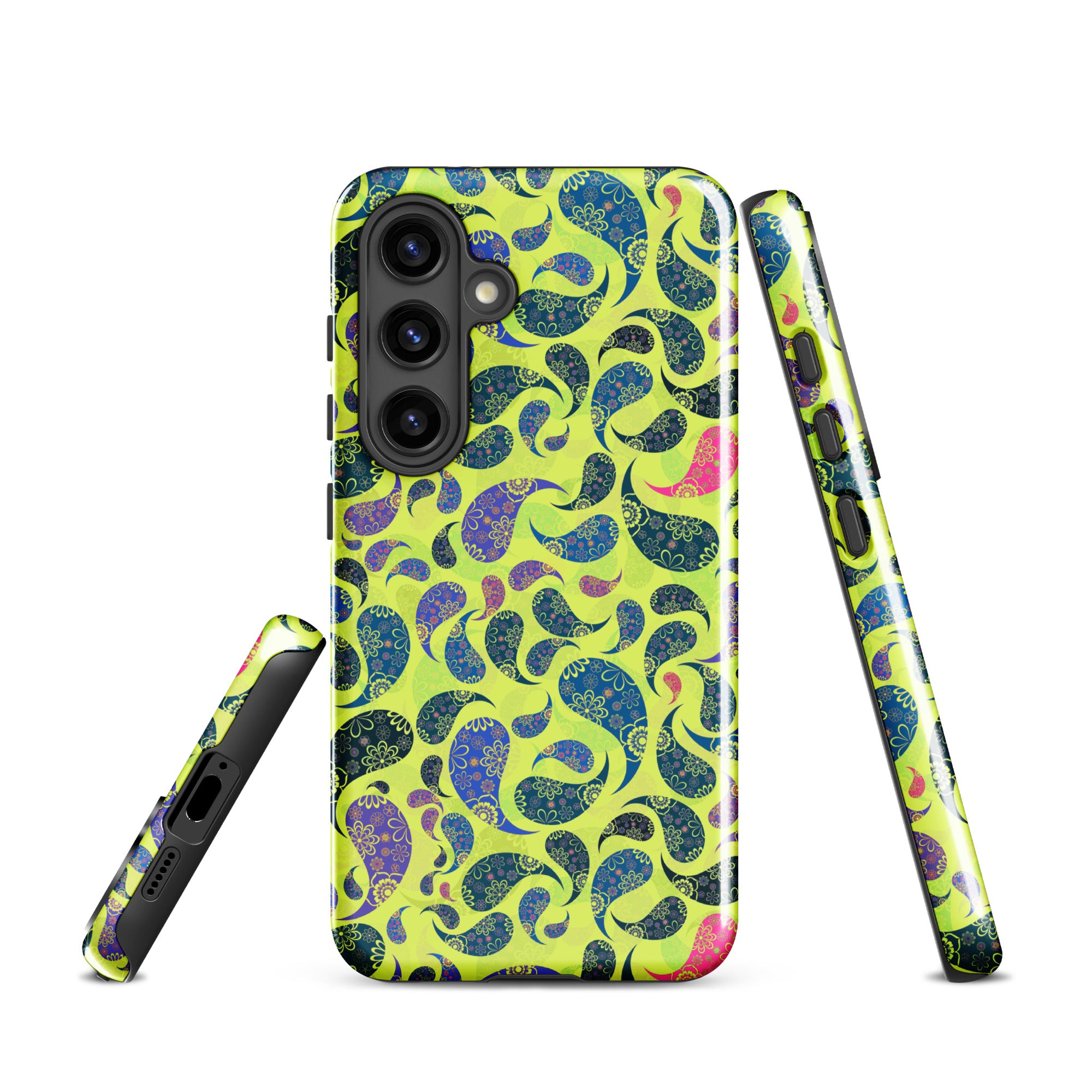 Tough case for Samsung® Paisley Yellow