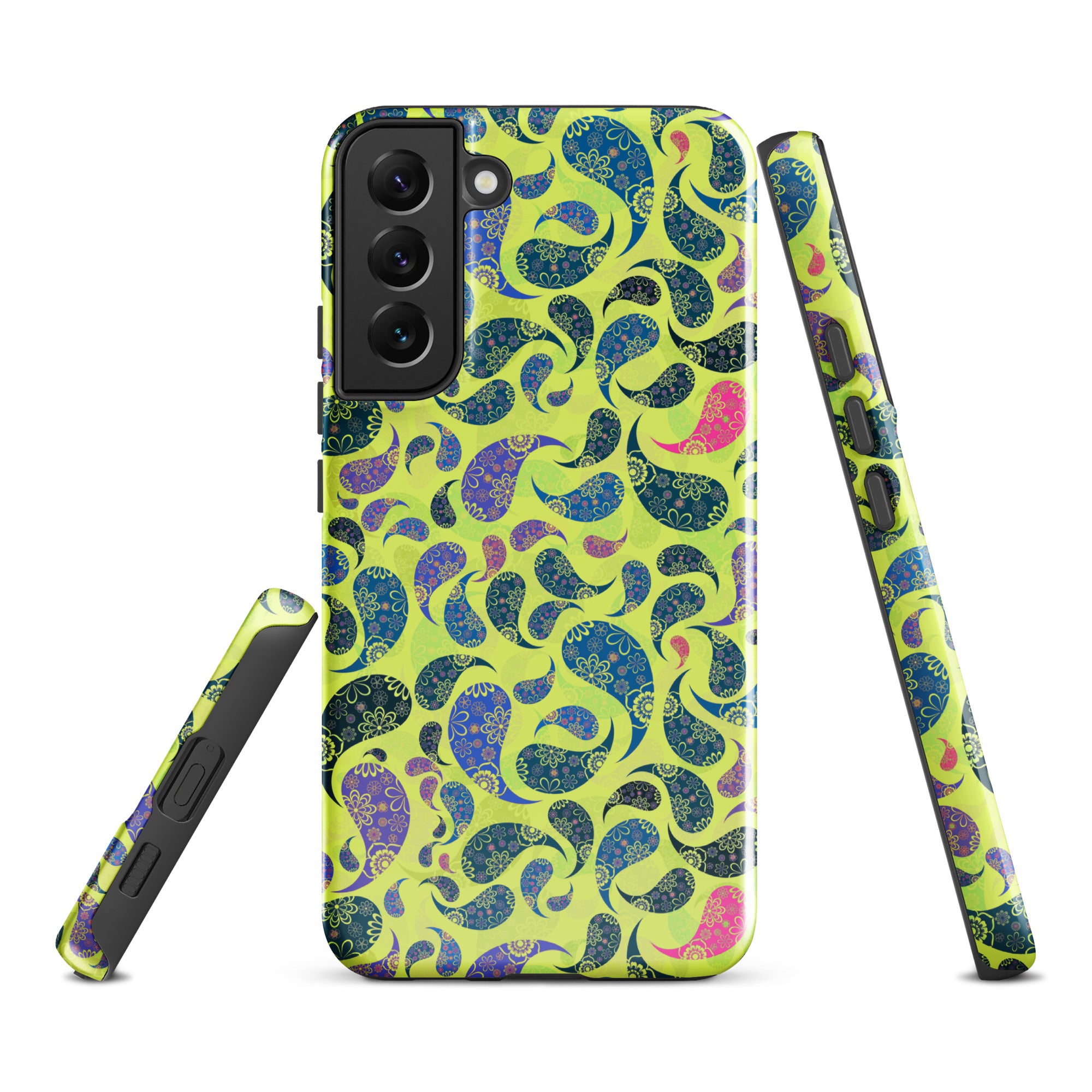 Tough case for Samsung® Paisley Yellow