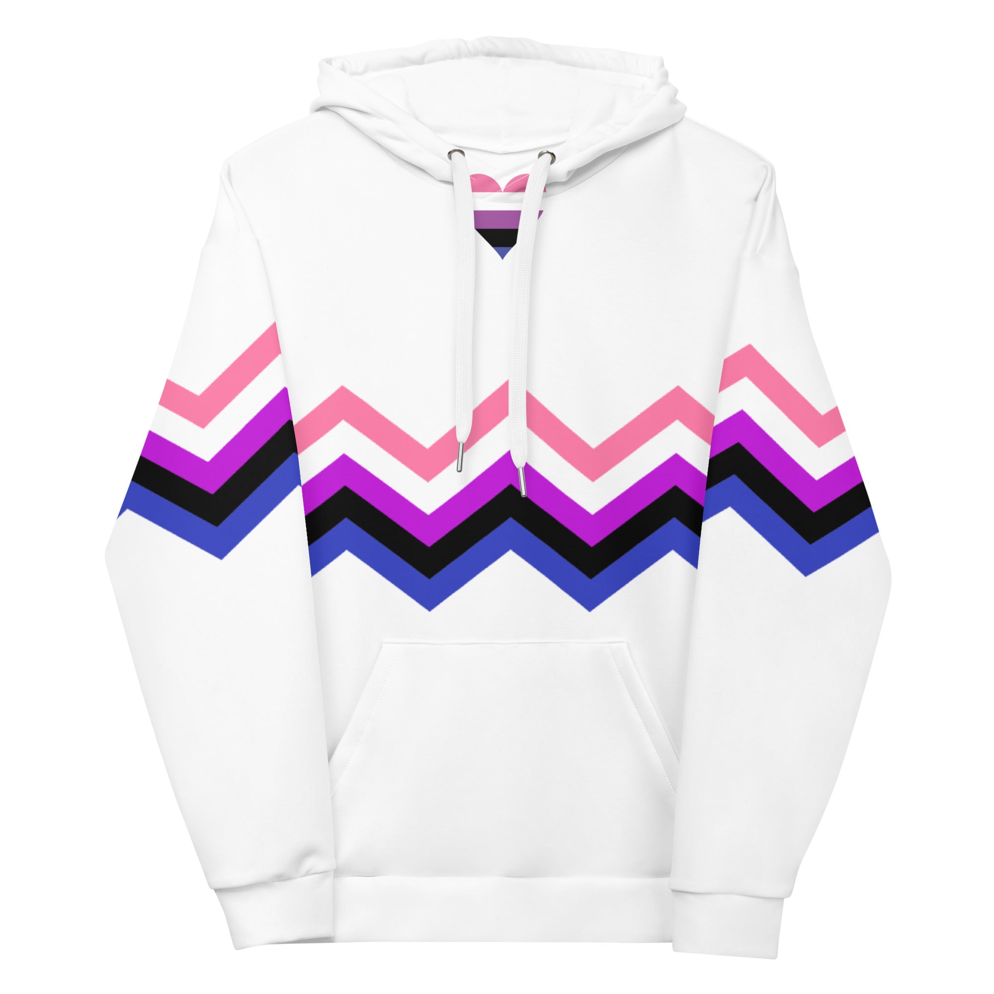 Unisex Genderfluid Zigzag Pattern