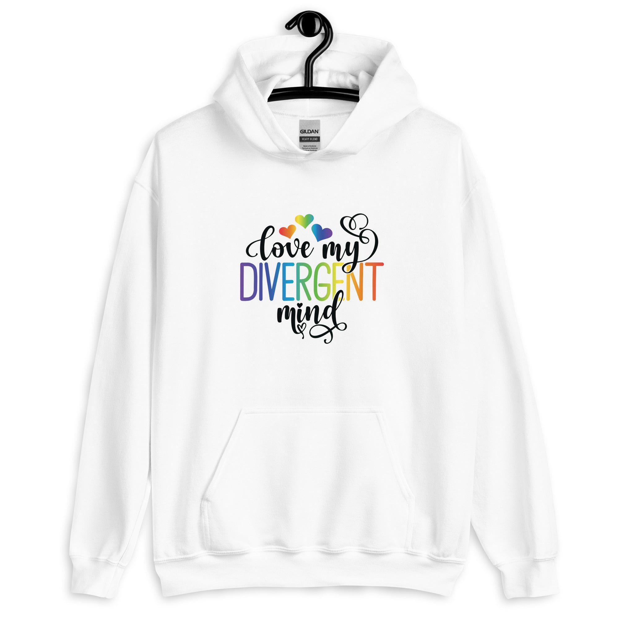 Unisex Hoodie ADHD Love My Divergent Mind