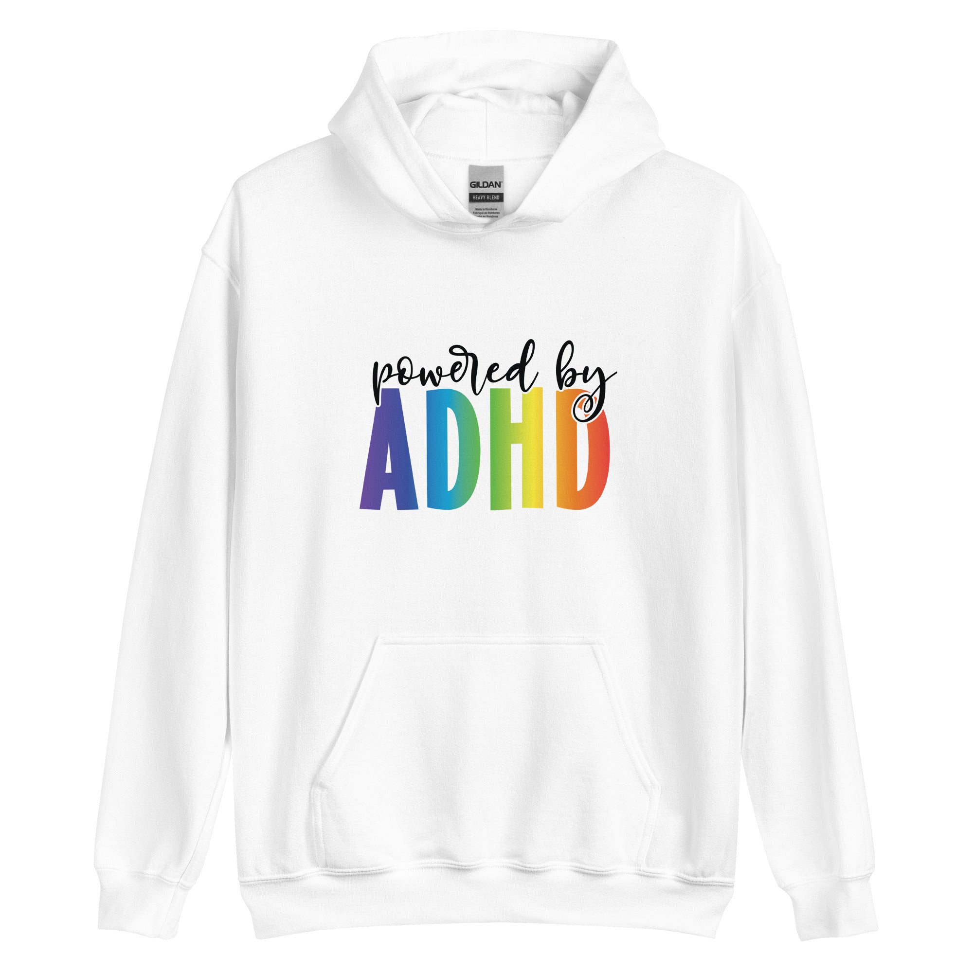 Unisex Hoodie ADHD Powered By ADHD