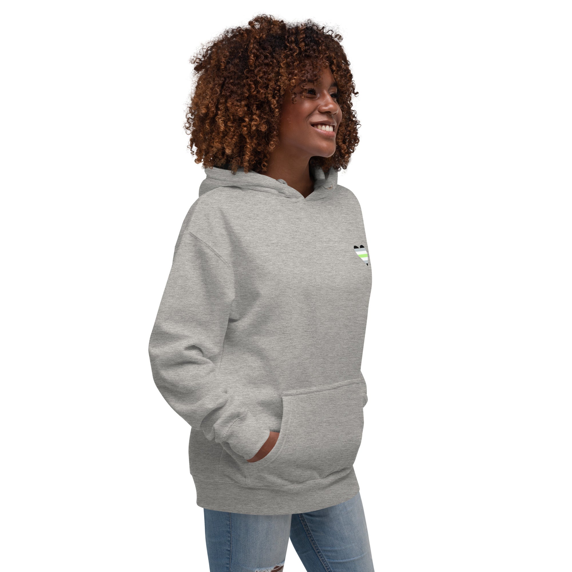 Unisex Hoodie Agender Heart
