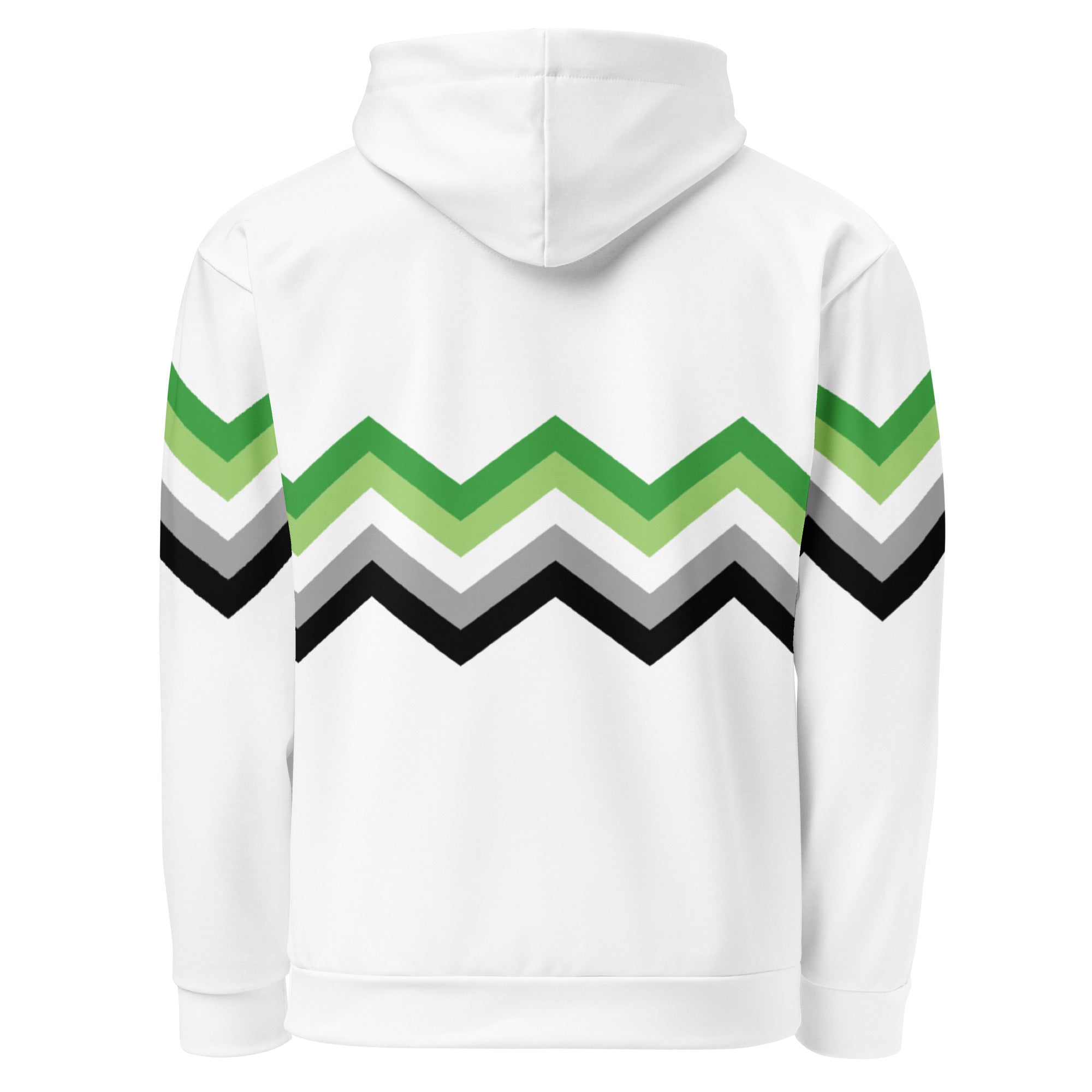 Unisex Hoodie Aromantic Zigzag Pattern