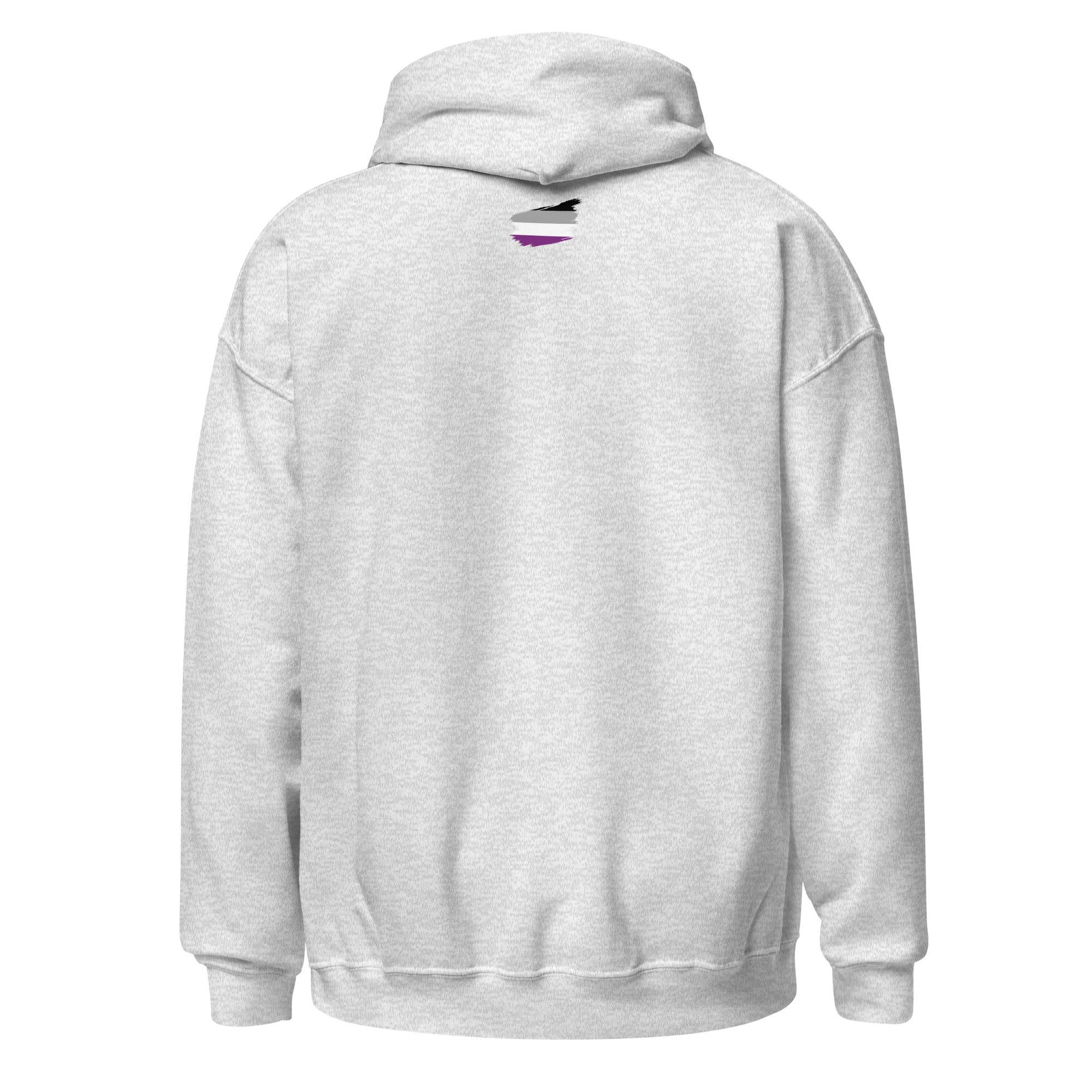 Unisex Hoodie Asexual Grunge Flag