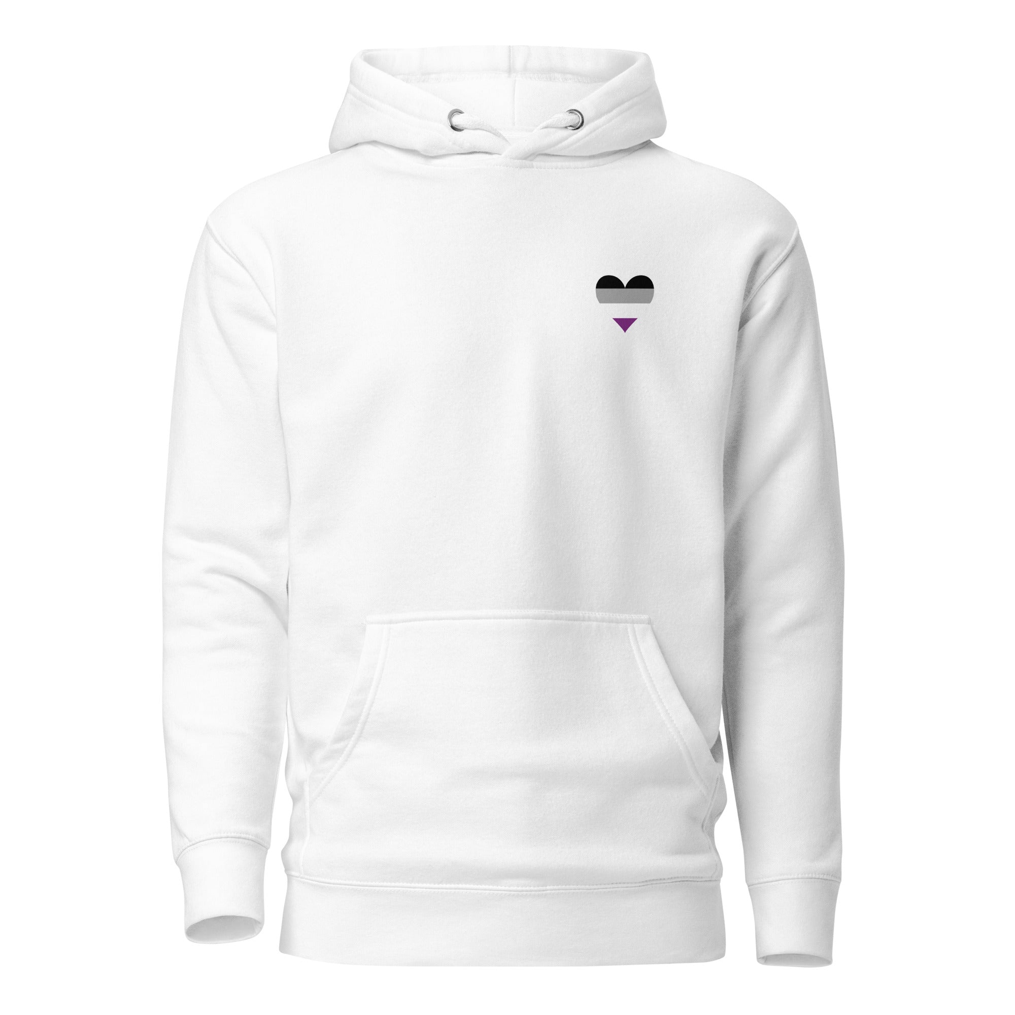 Unisex Hoodie Asexual Heart