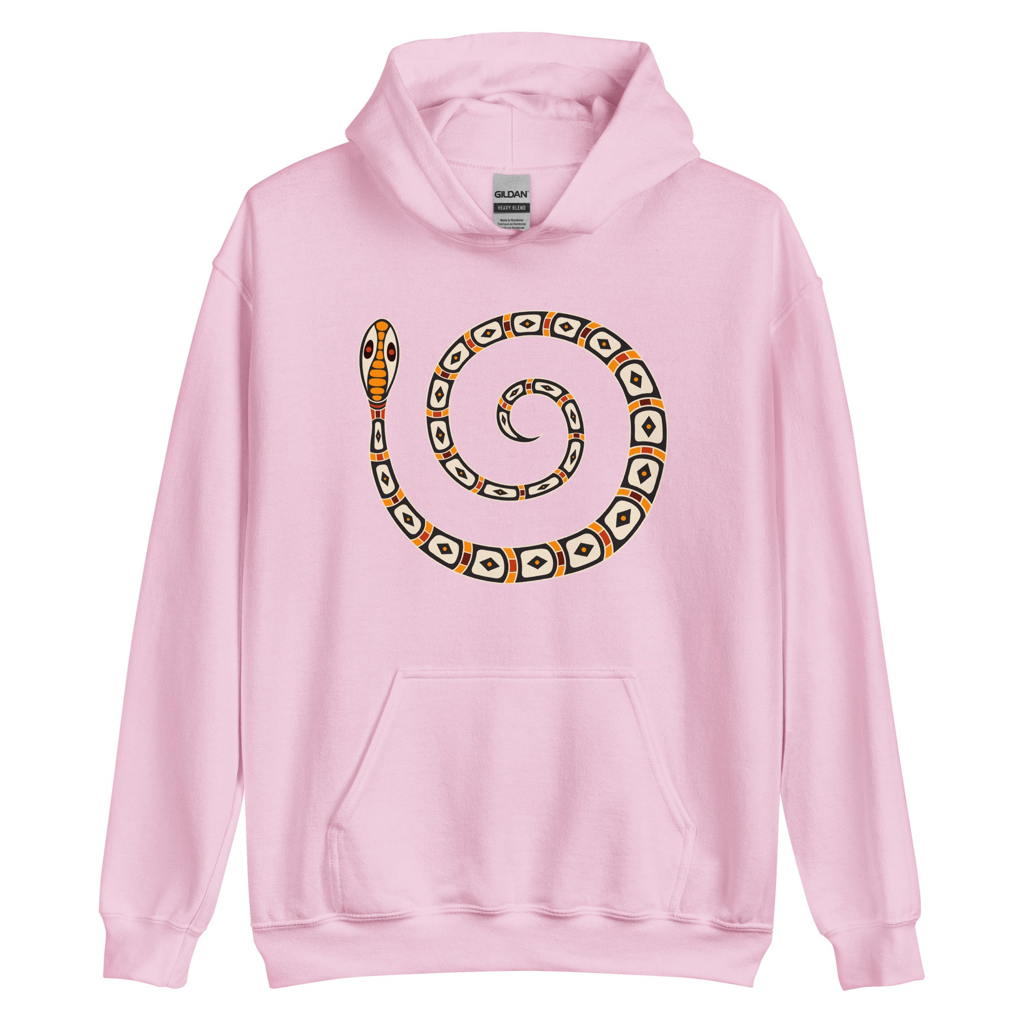 Unisex Hoodie Australian Tribal Figure Snake