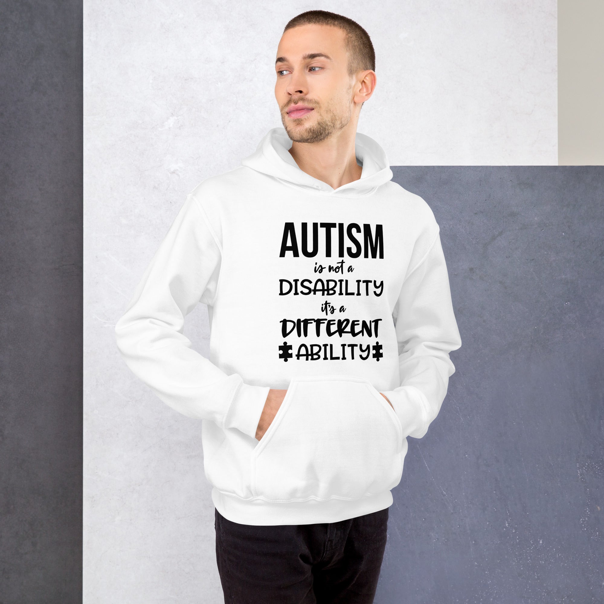 Unisex Hoodie Autism is not a disability