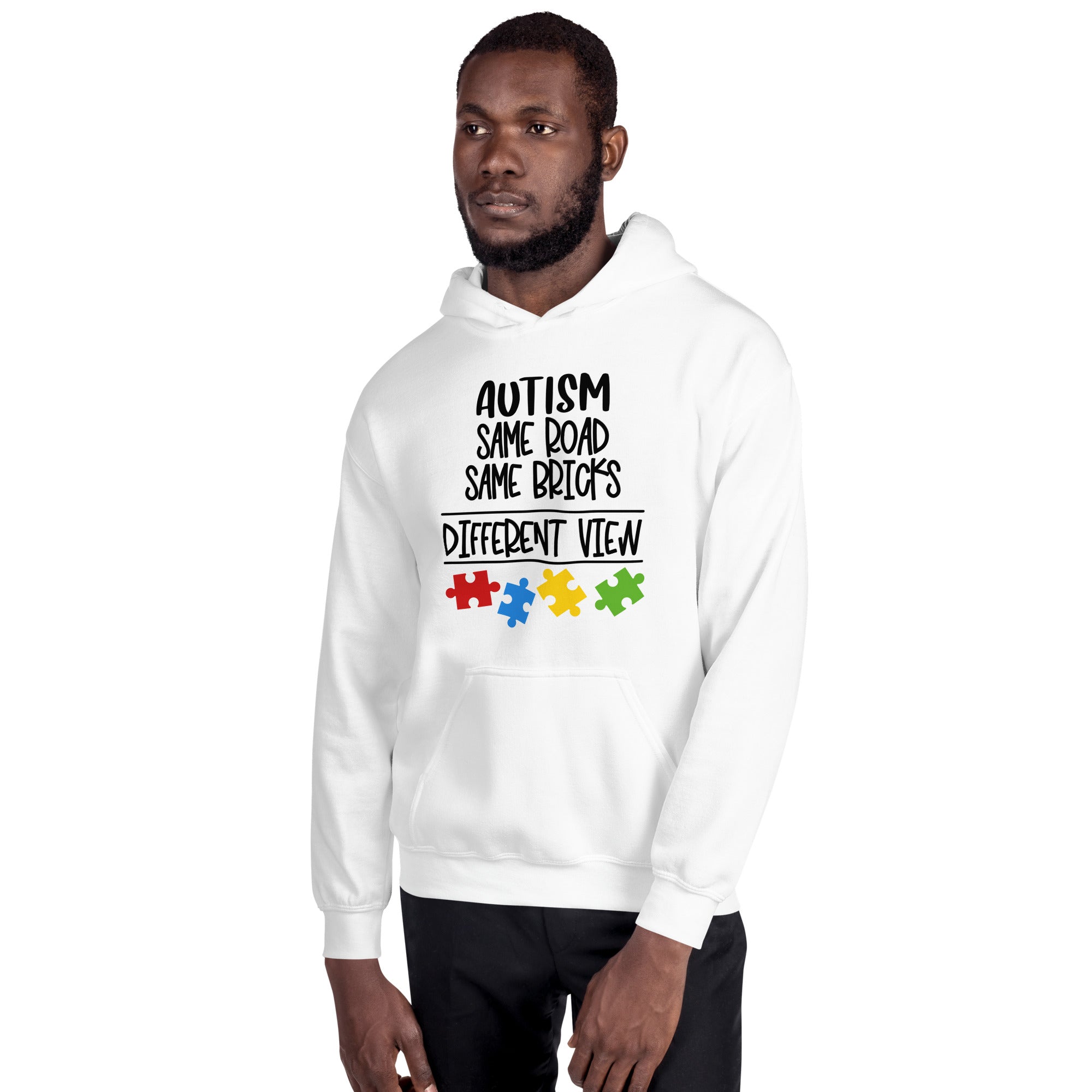 Unisex Hoodie Autism Same Road