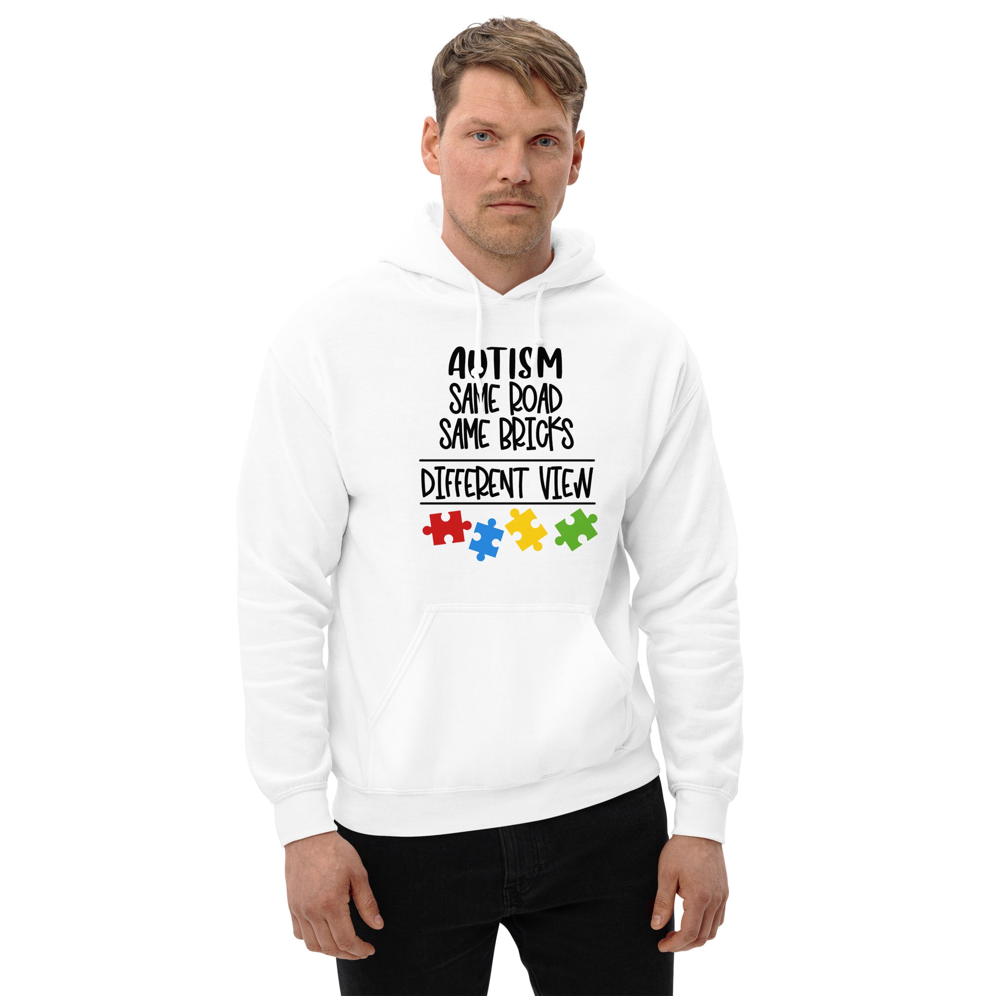 Unisex Hoodie Autism Same Road