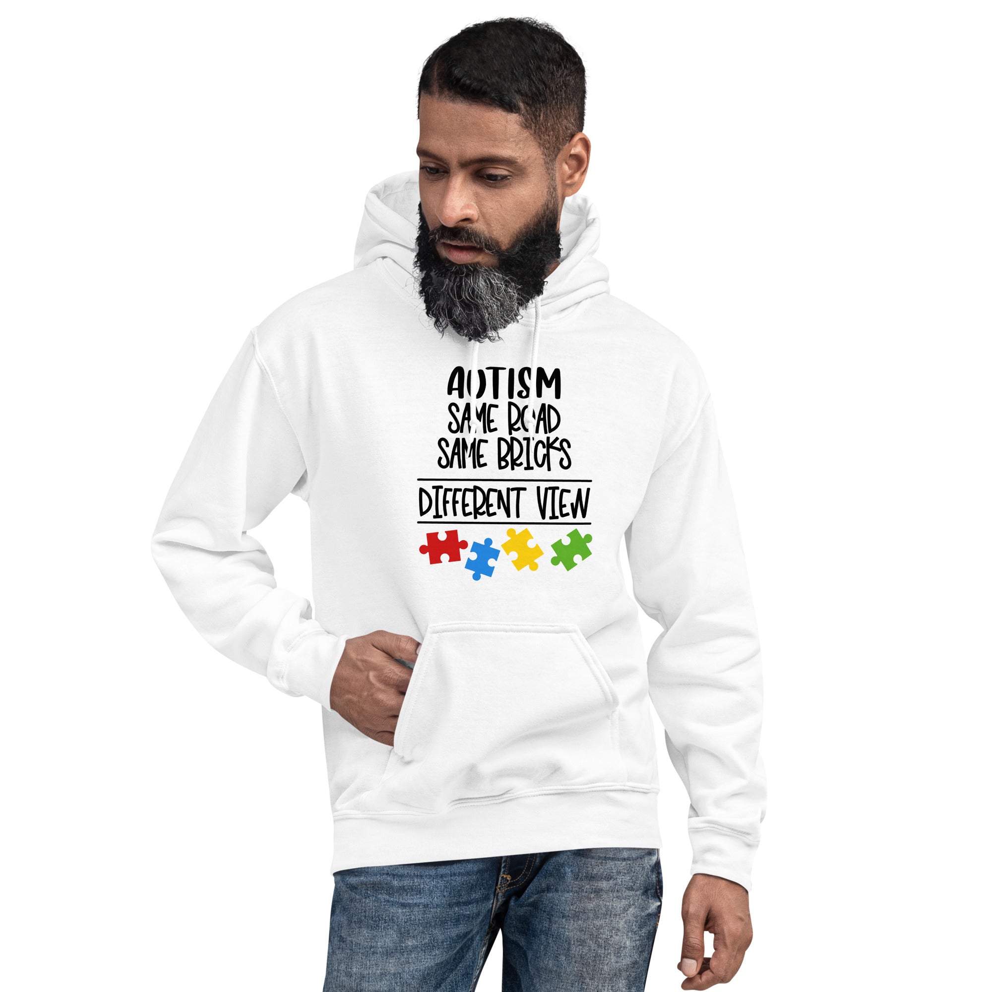 Unisex Hoodie Autism Same Road
