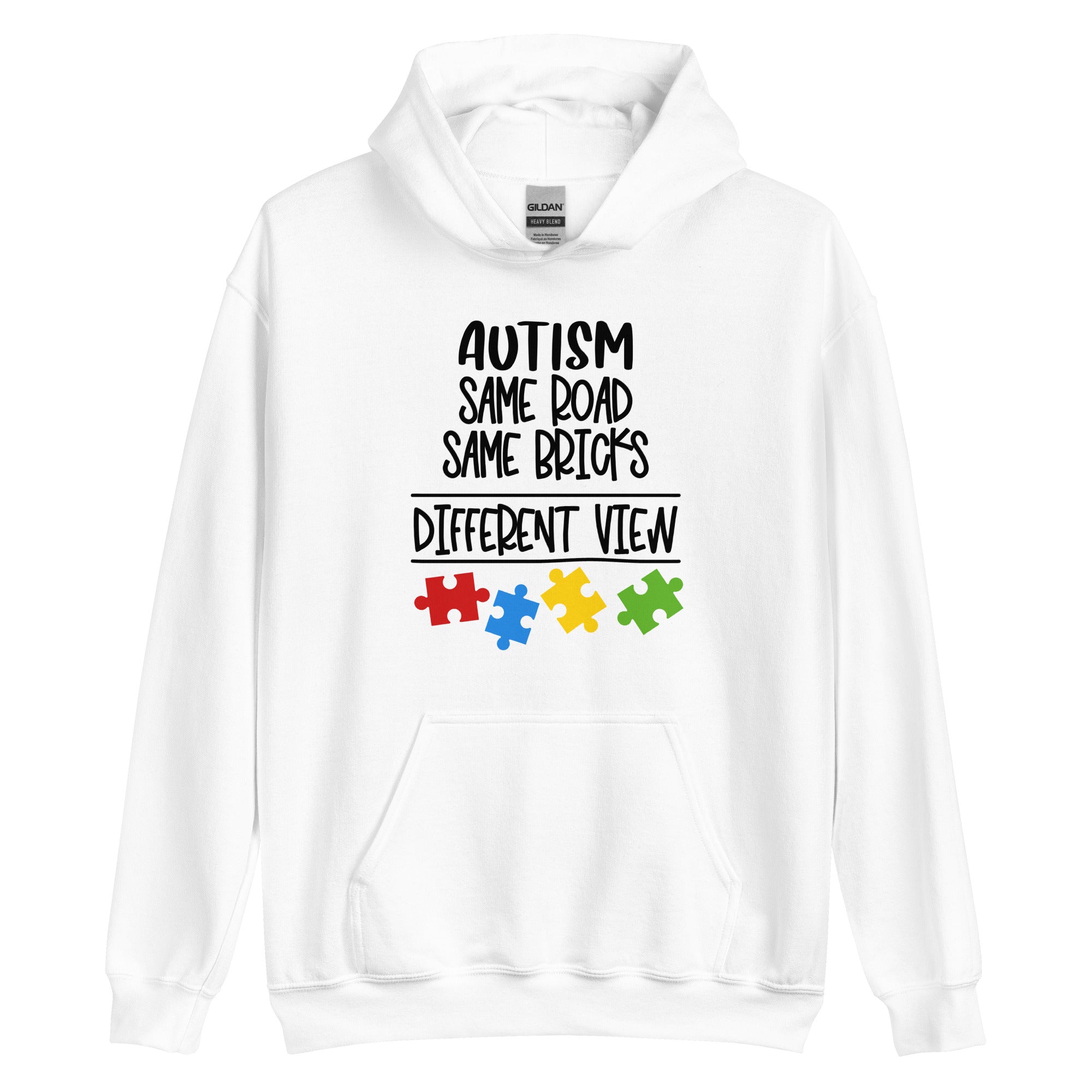 Unisex Hoodie Autism Same Road