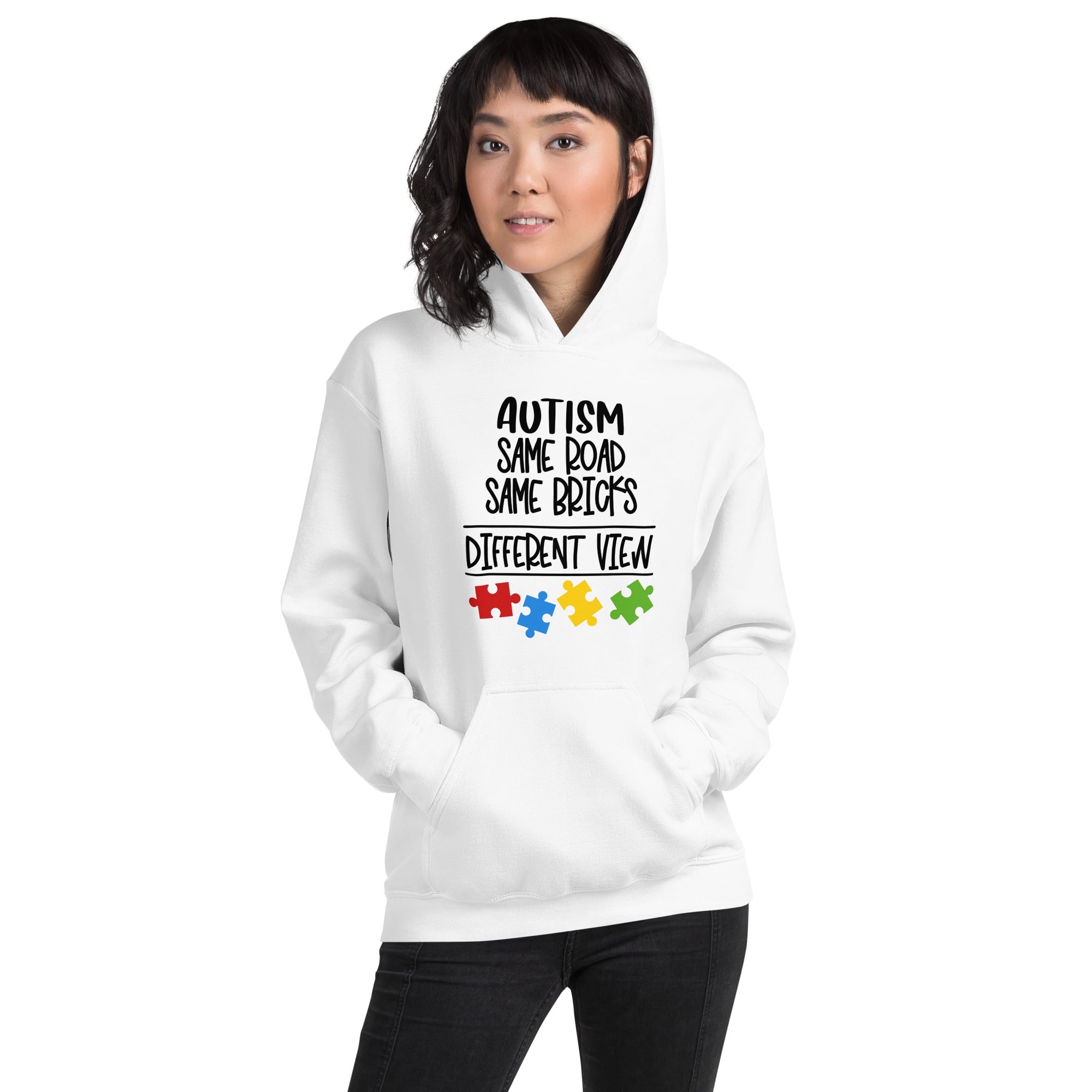 Unisex Hoodie Autism Same Road