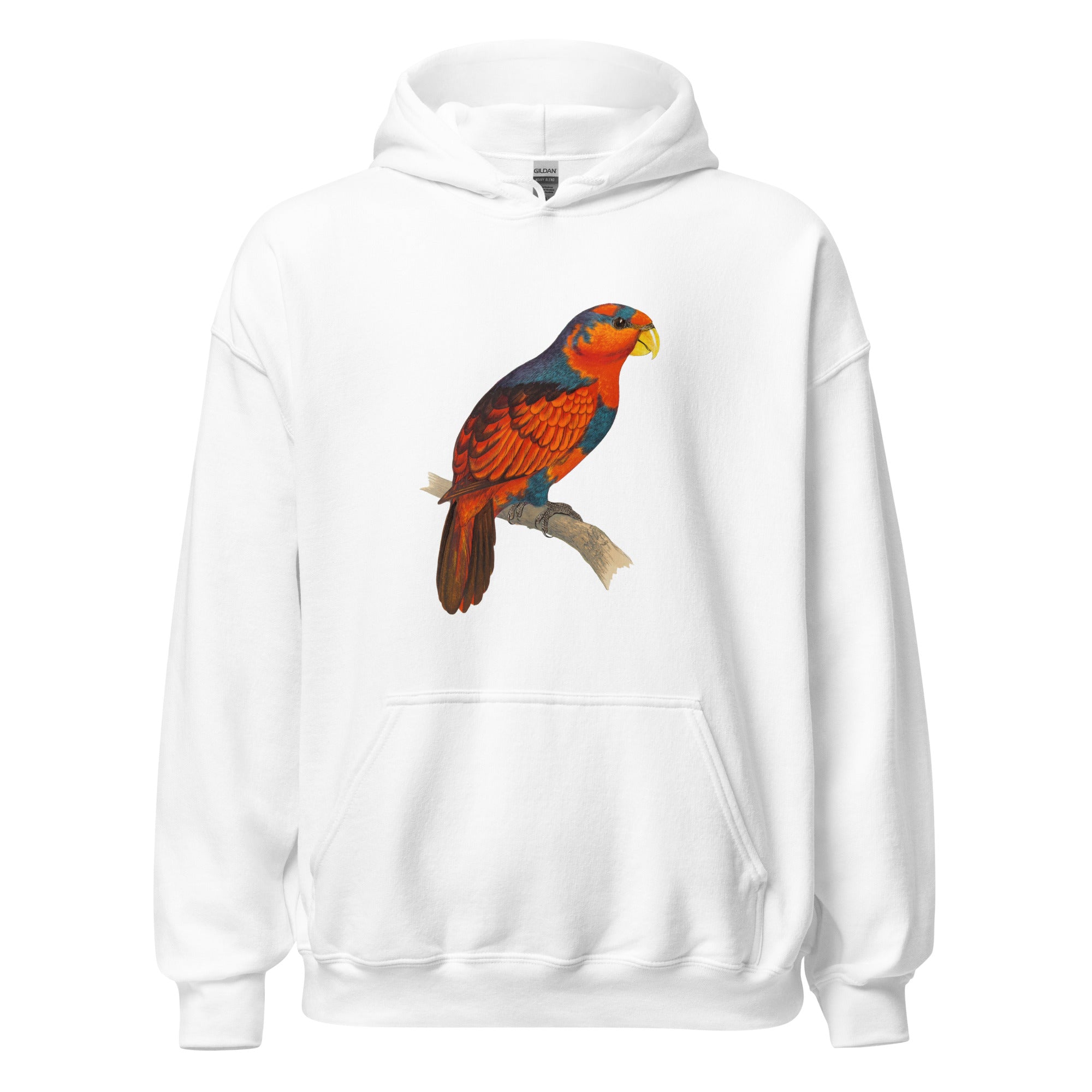 Unisex Hoodie Blue Crowned Lory