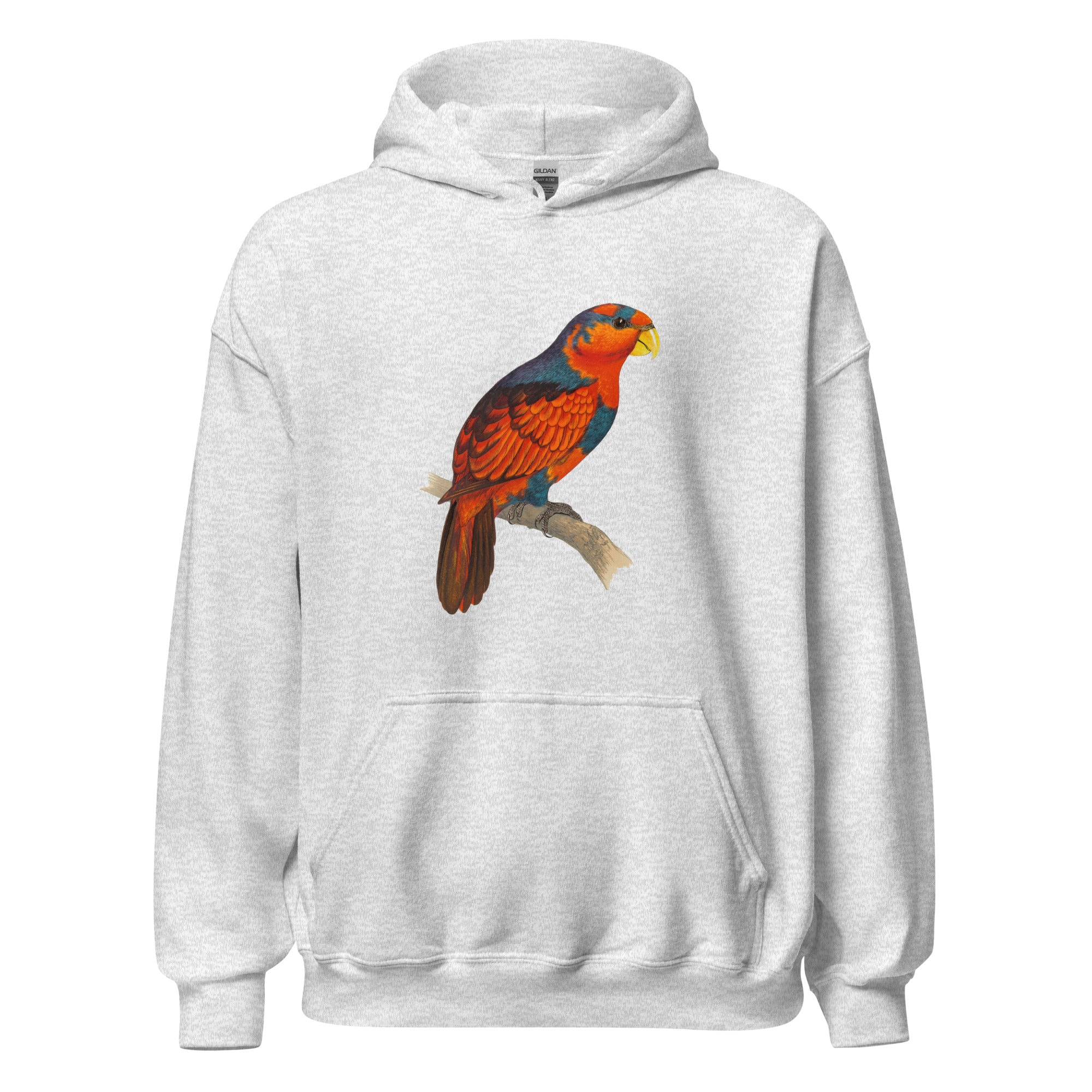 Unisex Hoodie Blue Crowned Lory