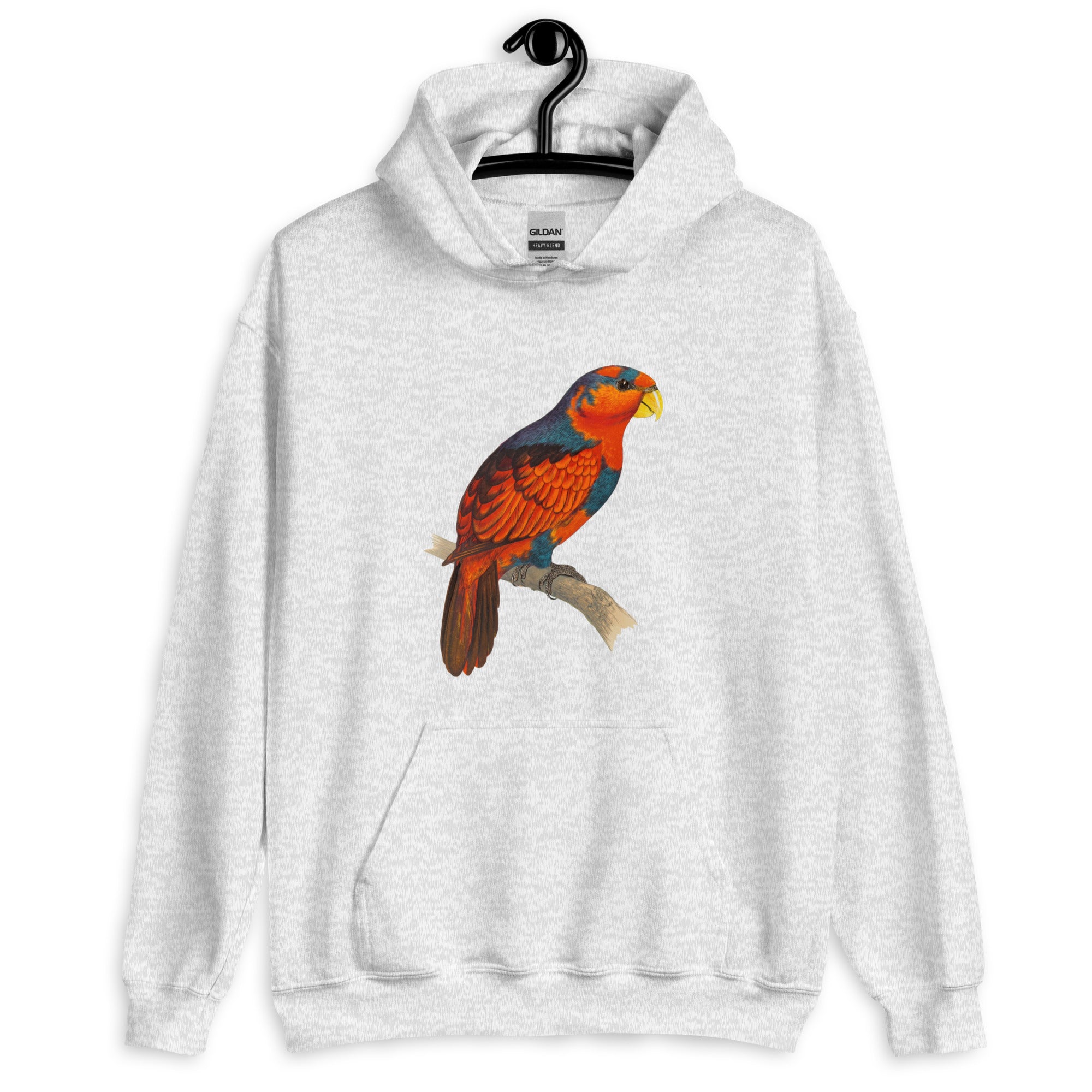 Unisex Hoodie Blue Crowned Lory