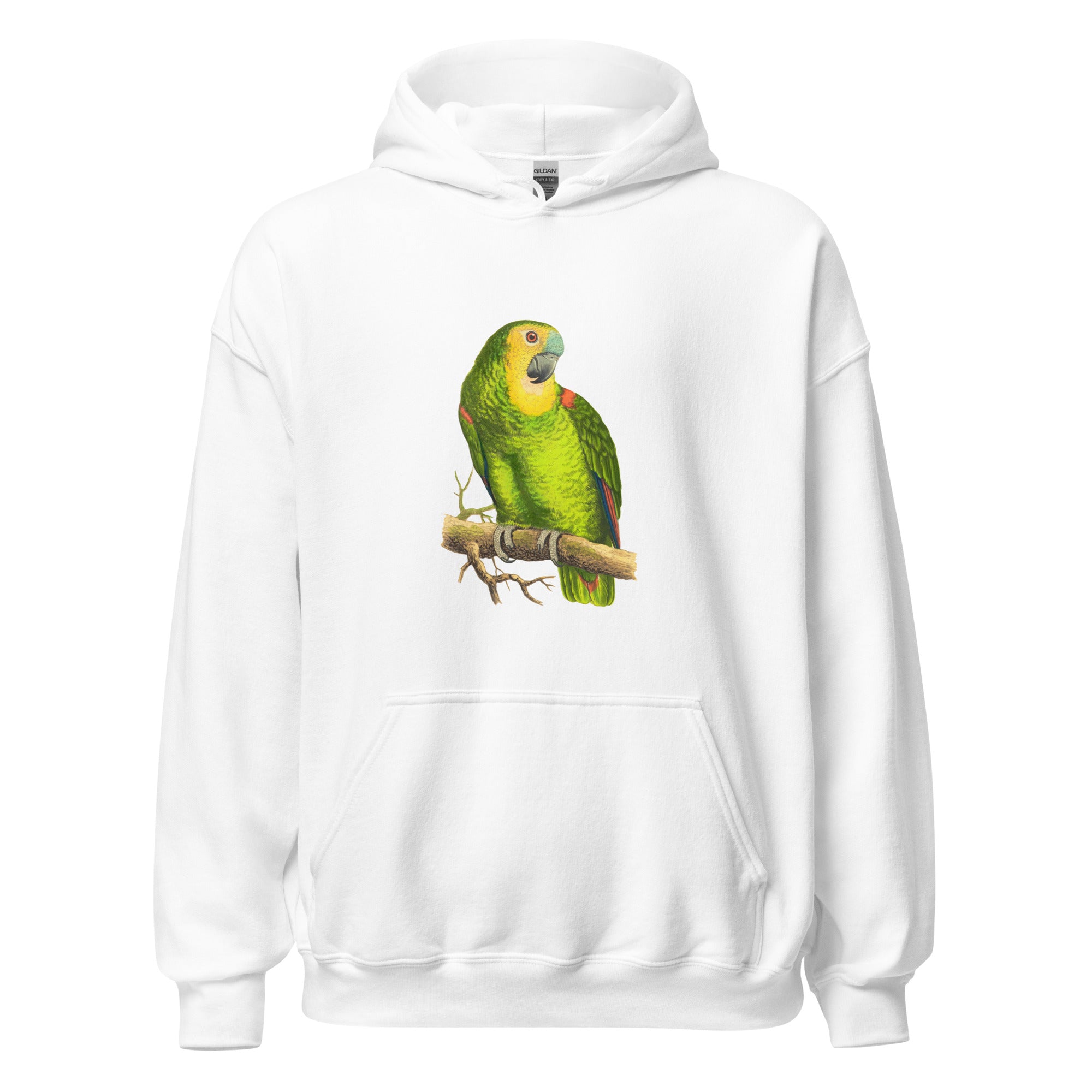 Unisex Hoodie Blue Fronted Amazon Parrot