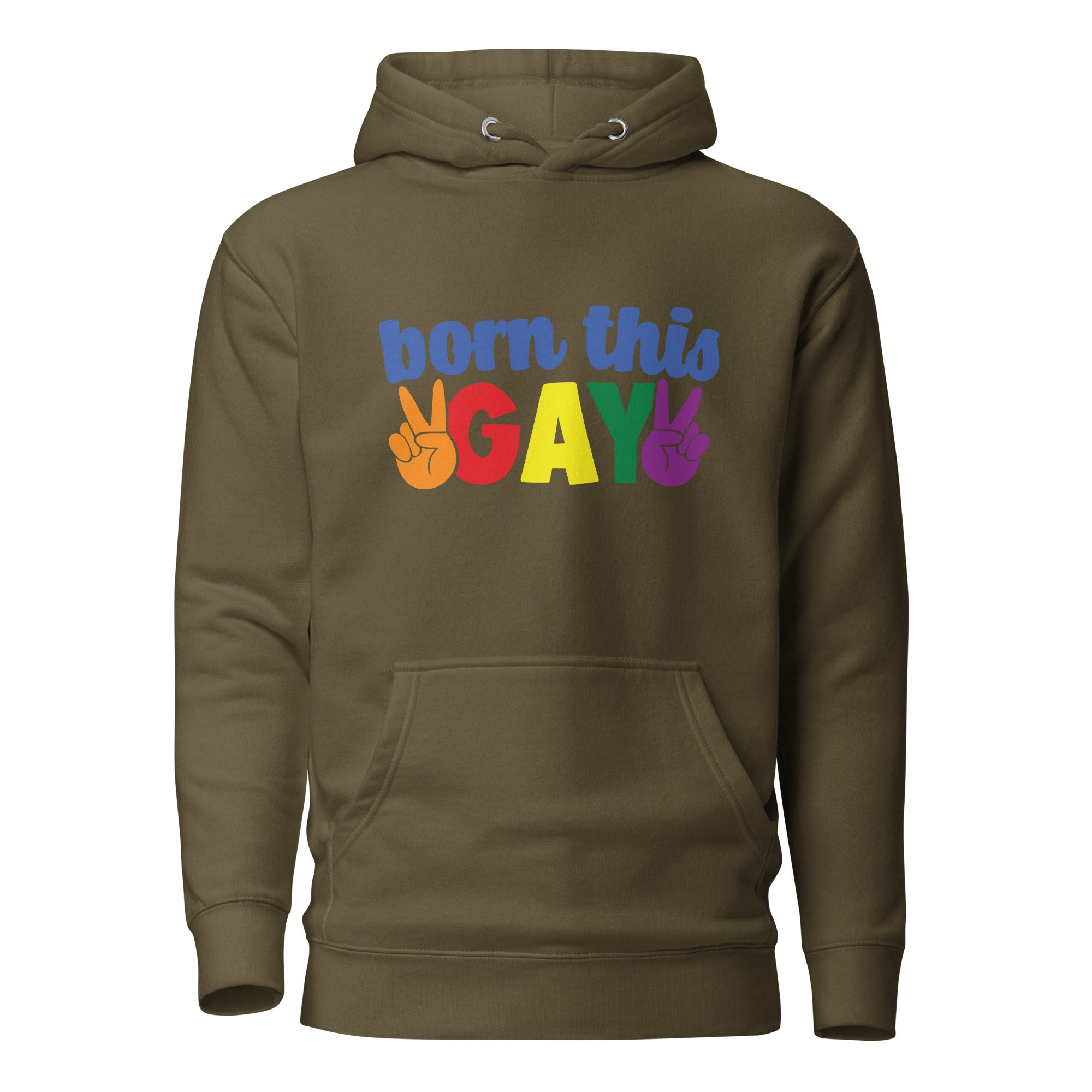 Unisex Hoodie Born this gay