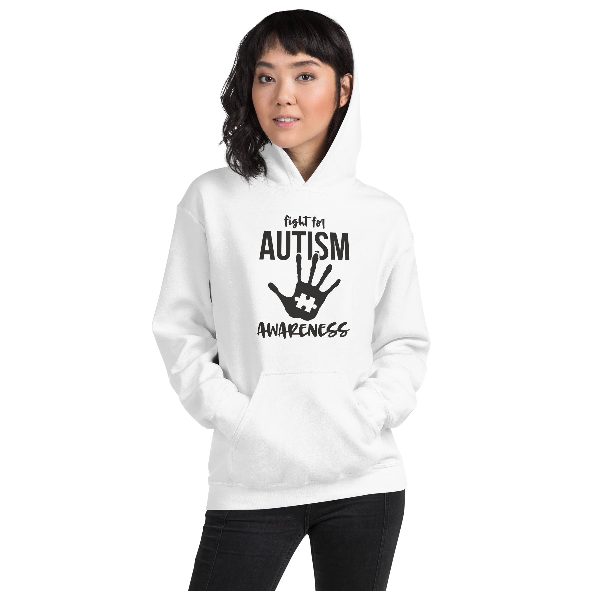 Unisex Hoodie Fight for autism awareness
