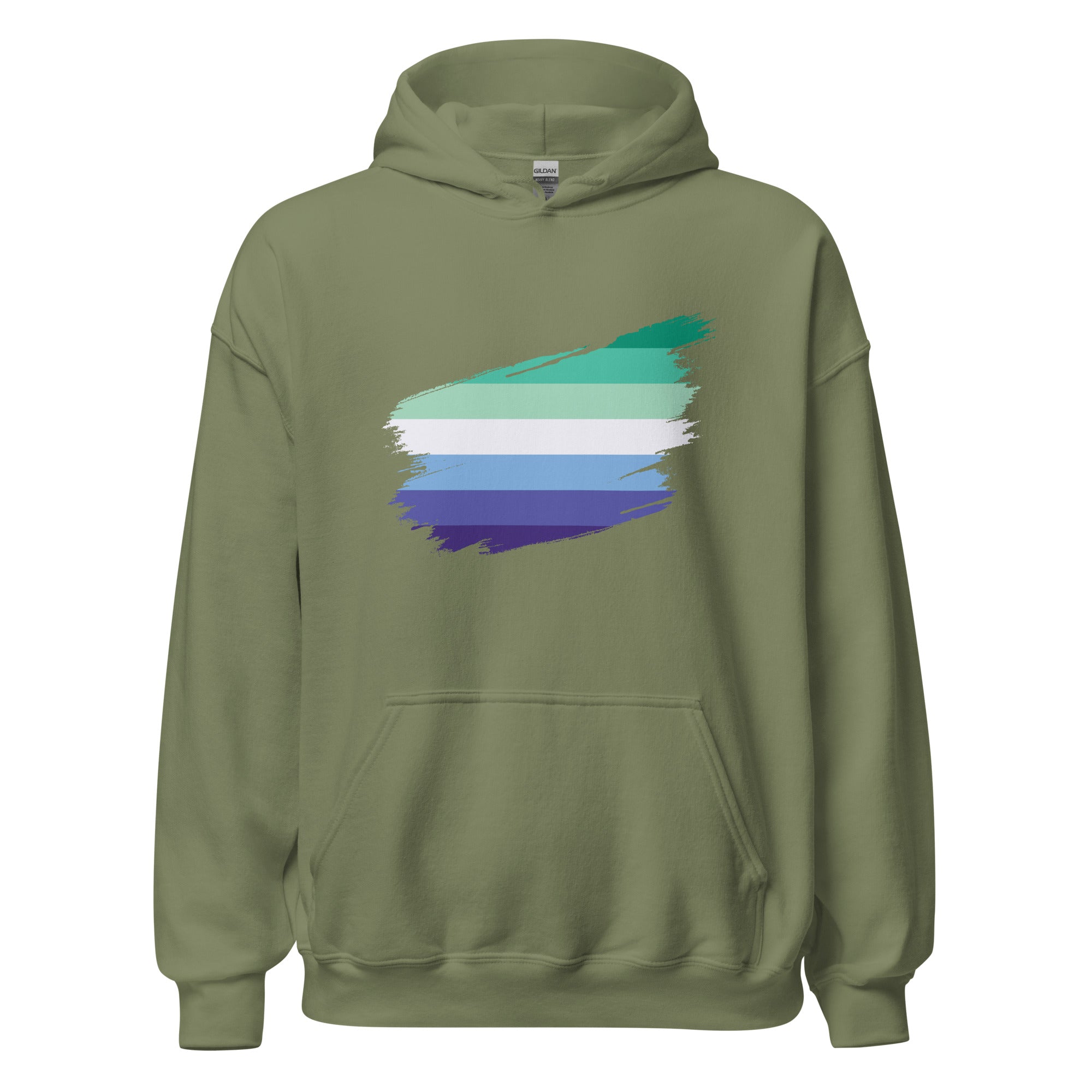 Unisex Hoodie Gaymen Grunge Flag