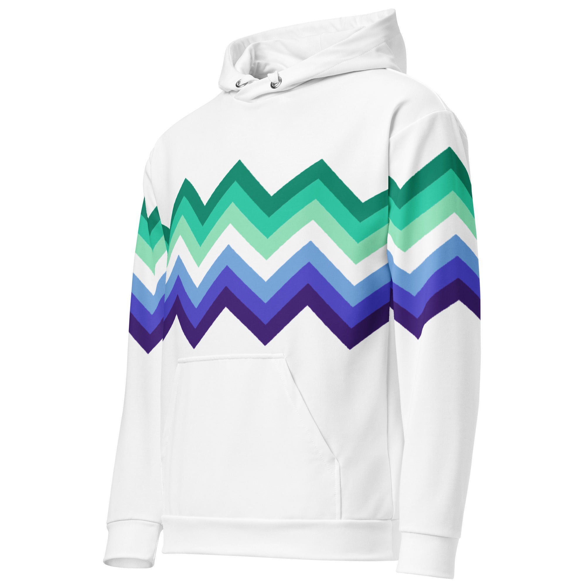 Unisex Hoodie Gaymen Zigzag Pattern