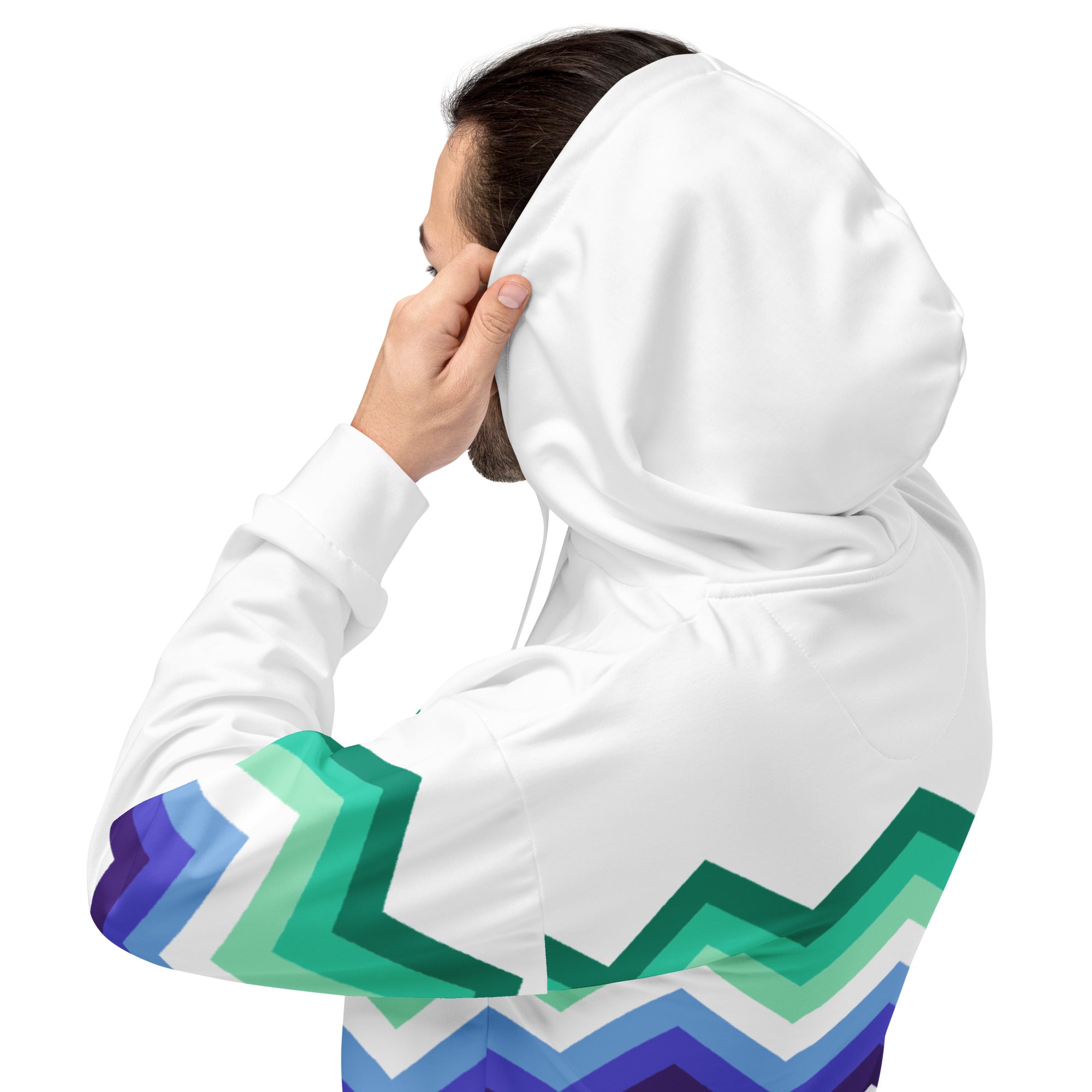 Unisex Hoodie Gaymen Zigzag Pattern
