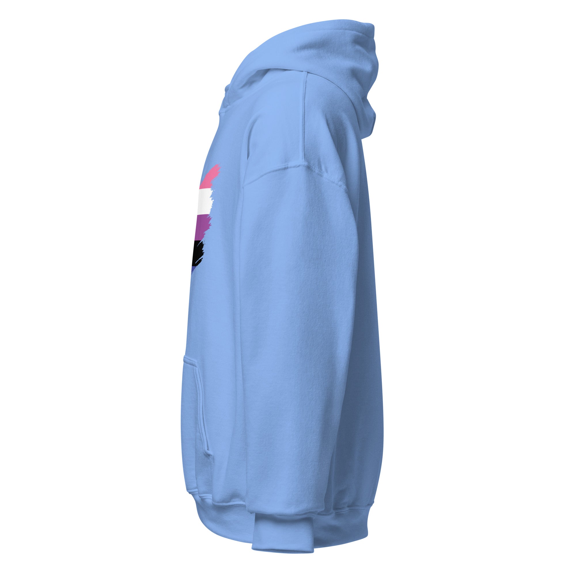 Unisex Hoodie Genderfluid Grunge Flag