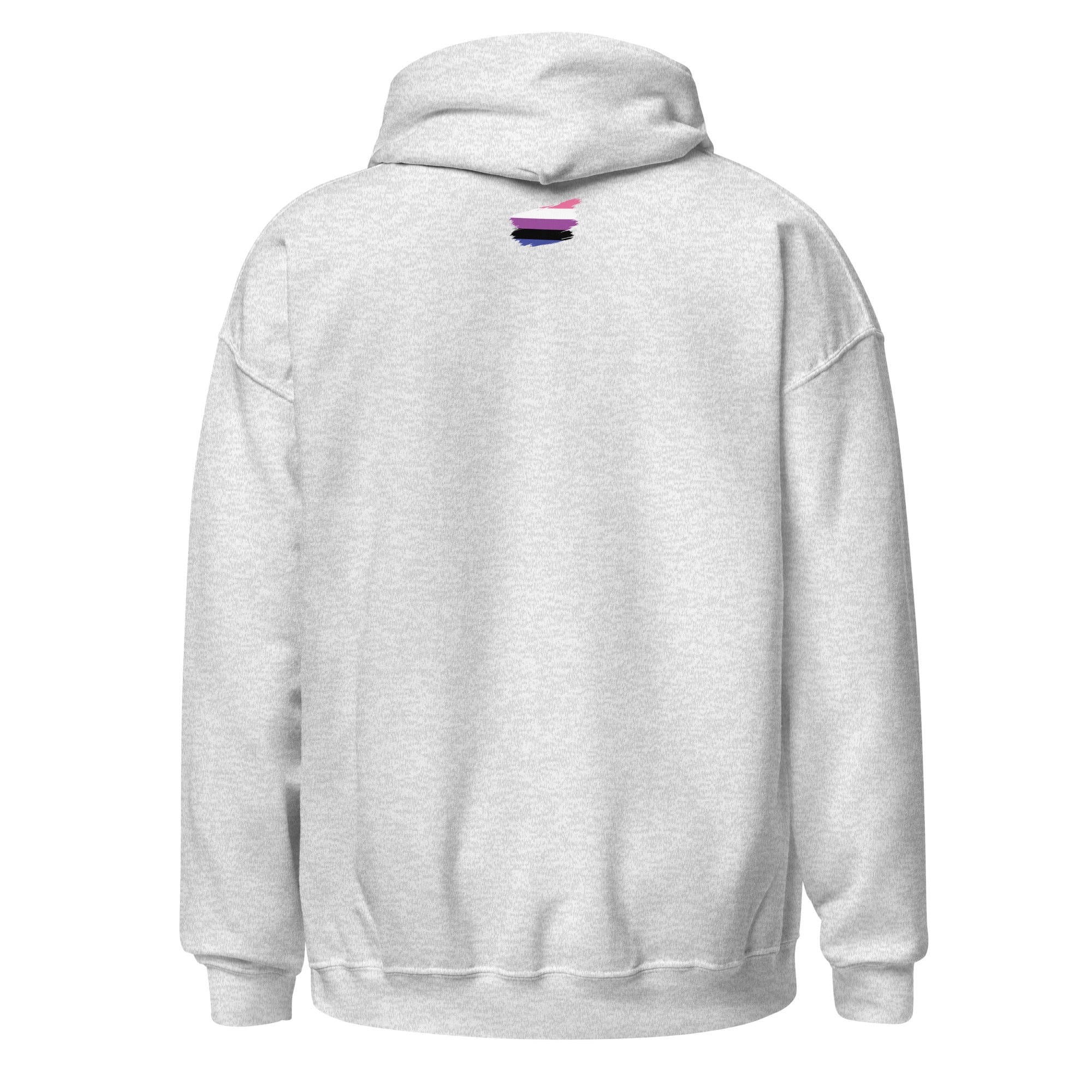 Unisex Hoodie Genderfluid Grunge Flag