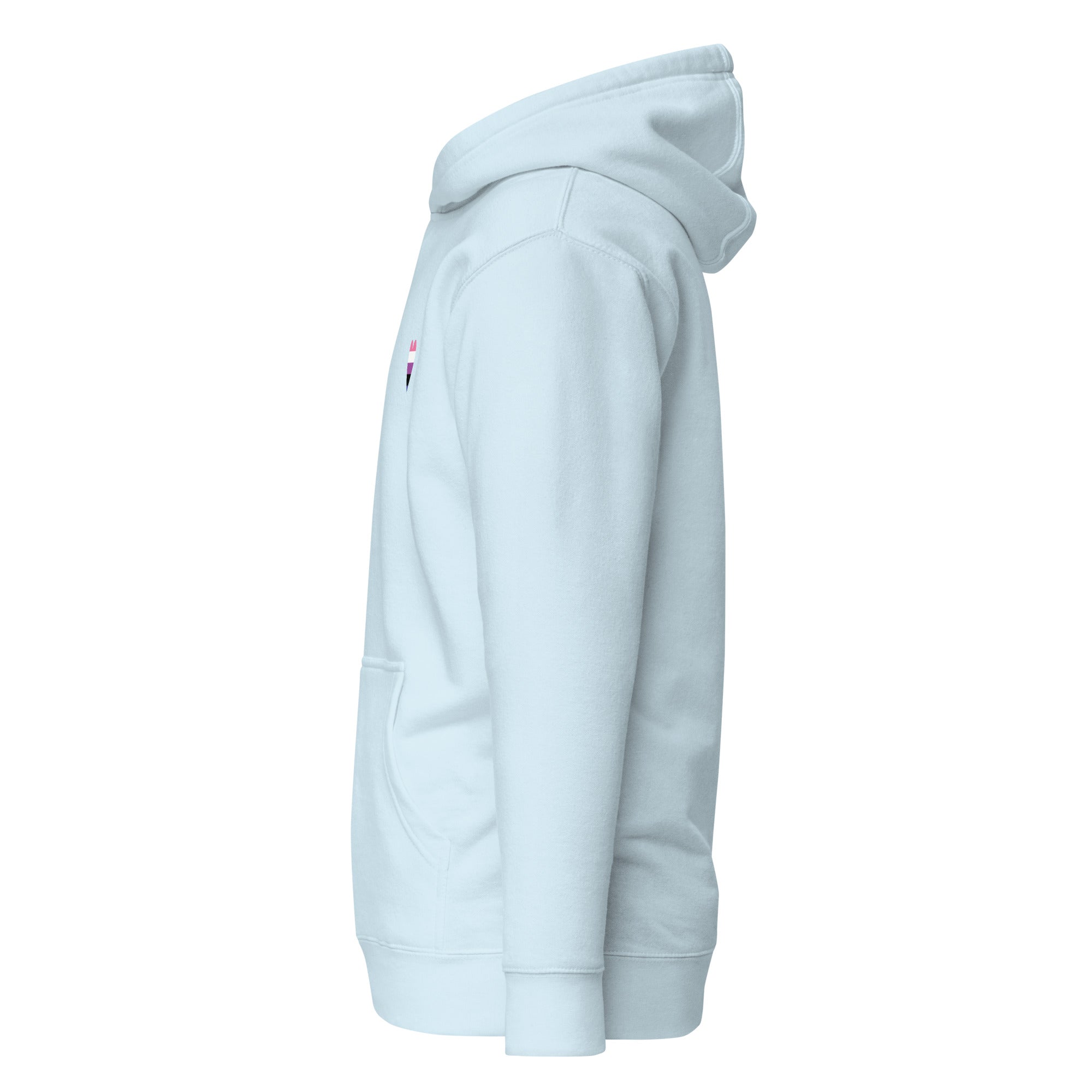 Unisex Hoodie Genderfluid Heart