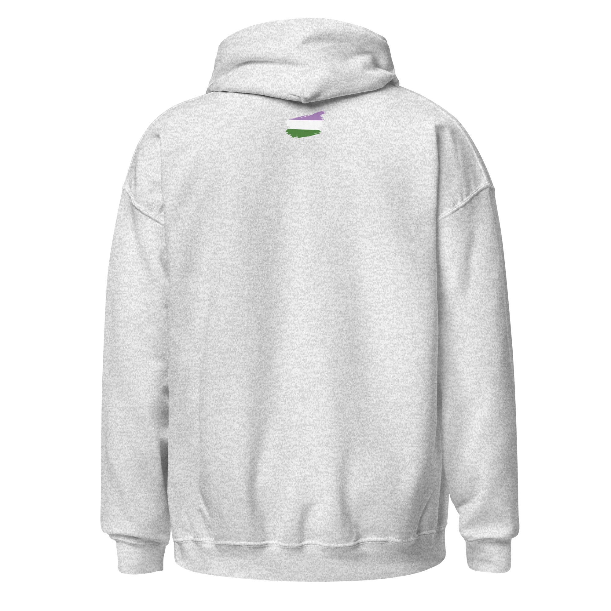 Unisex Hoodie Genderqueer Grunge Flag