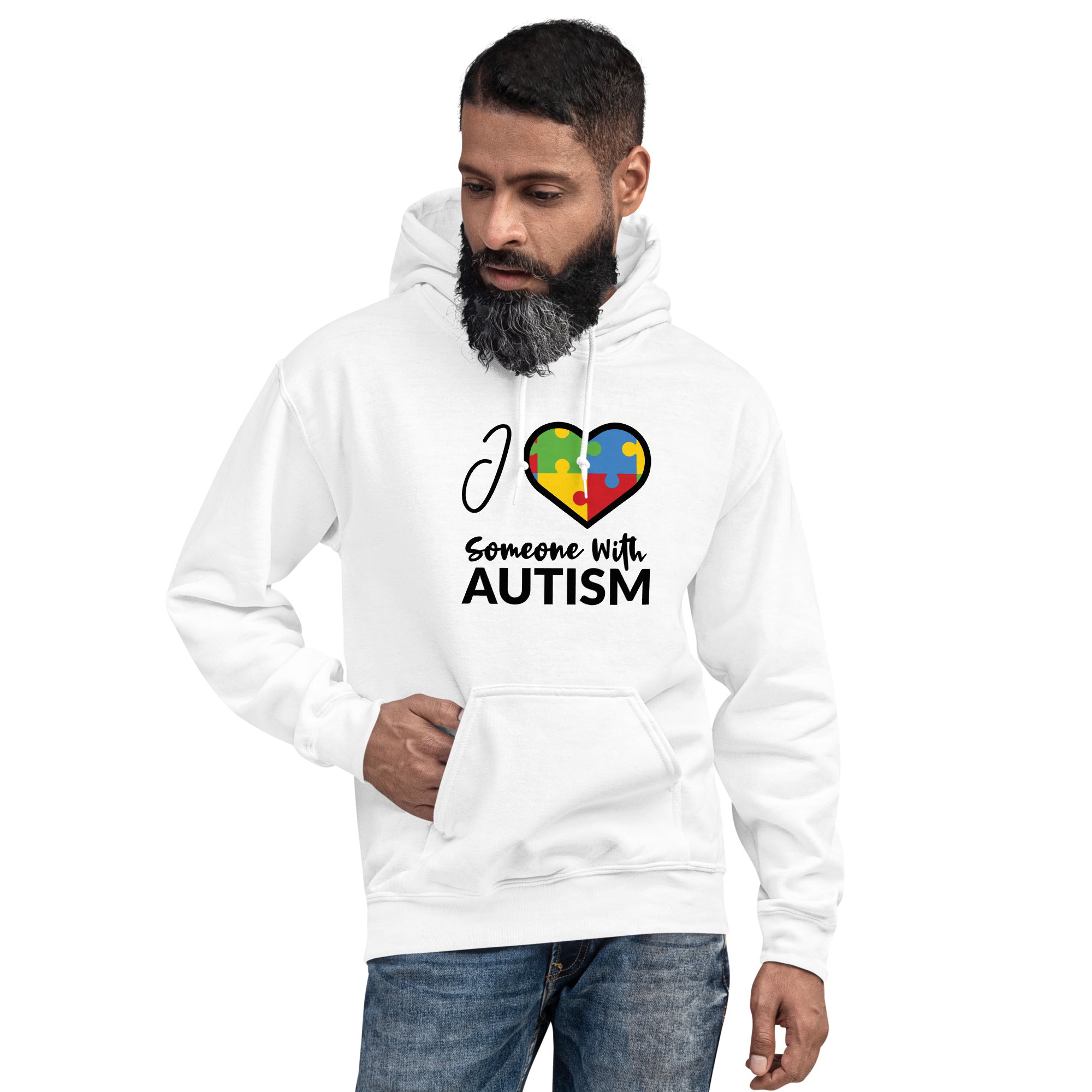 Unisex Hoodie I Love Someone With Autism