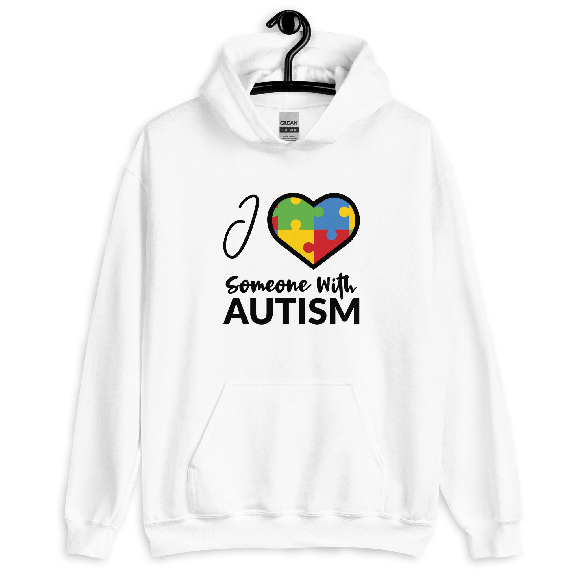 Unisex Hoodie I Love Someone With Autism