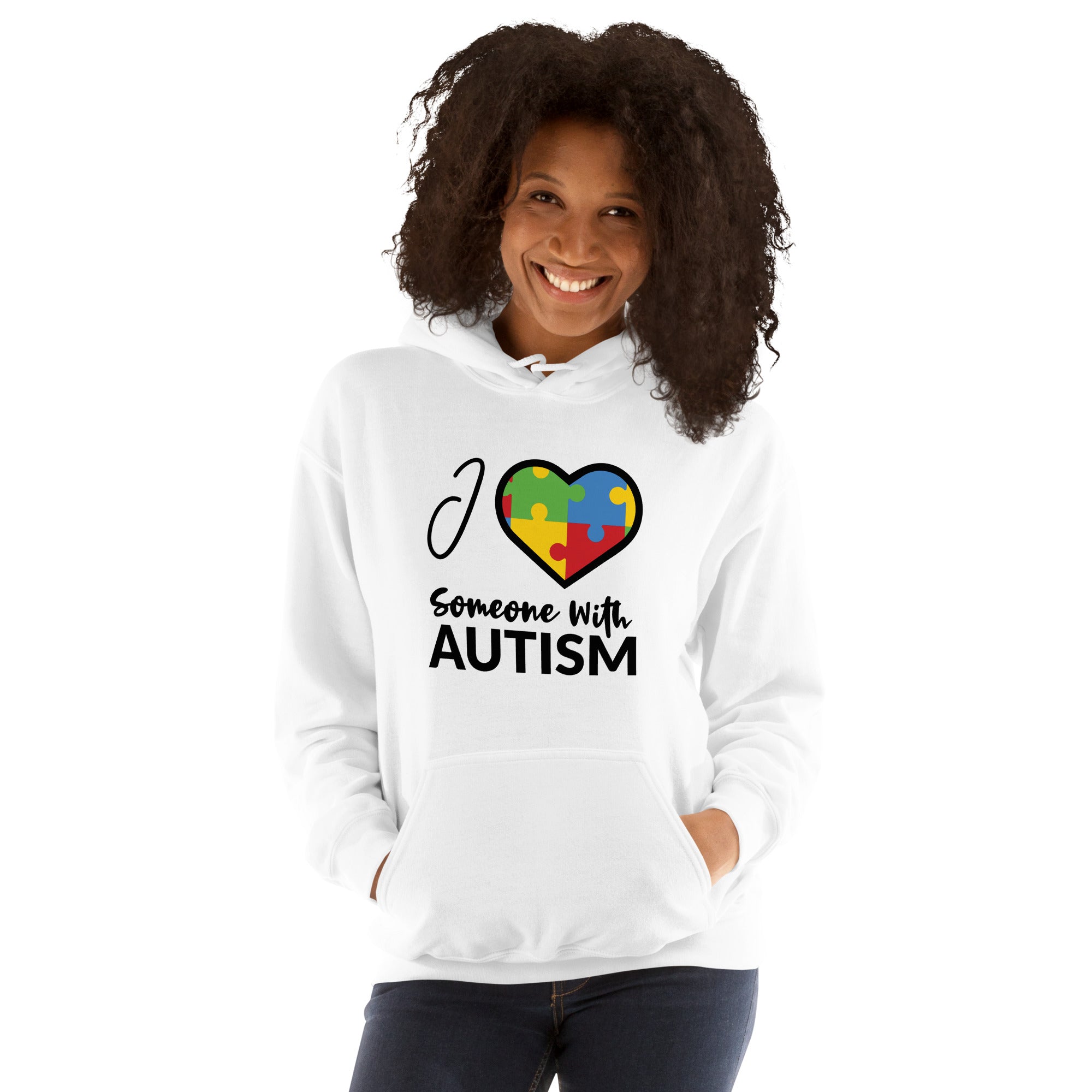 Unisex Hoodie I Love Someone With Autism
