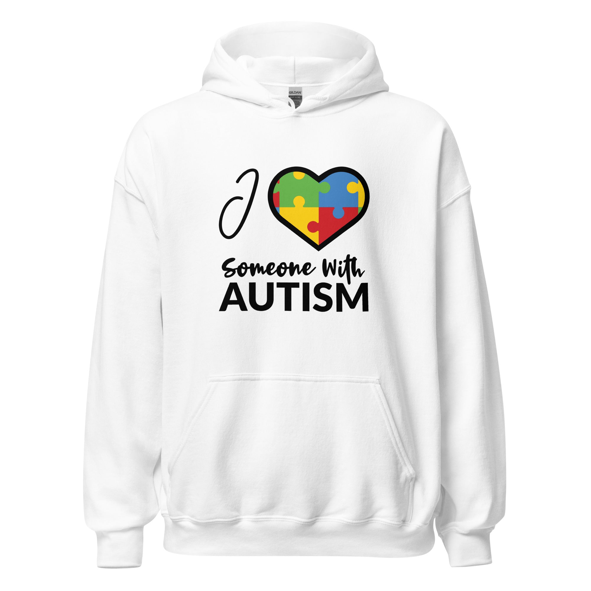 Unisex Hoodie I Love Someone With Autism