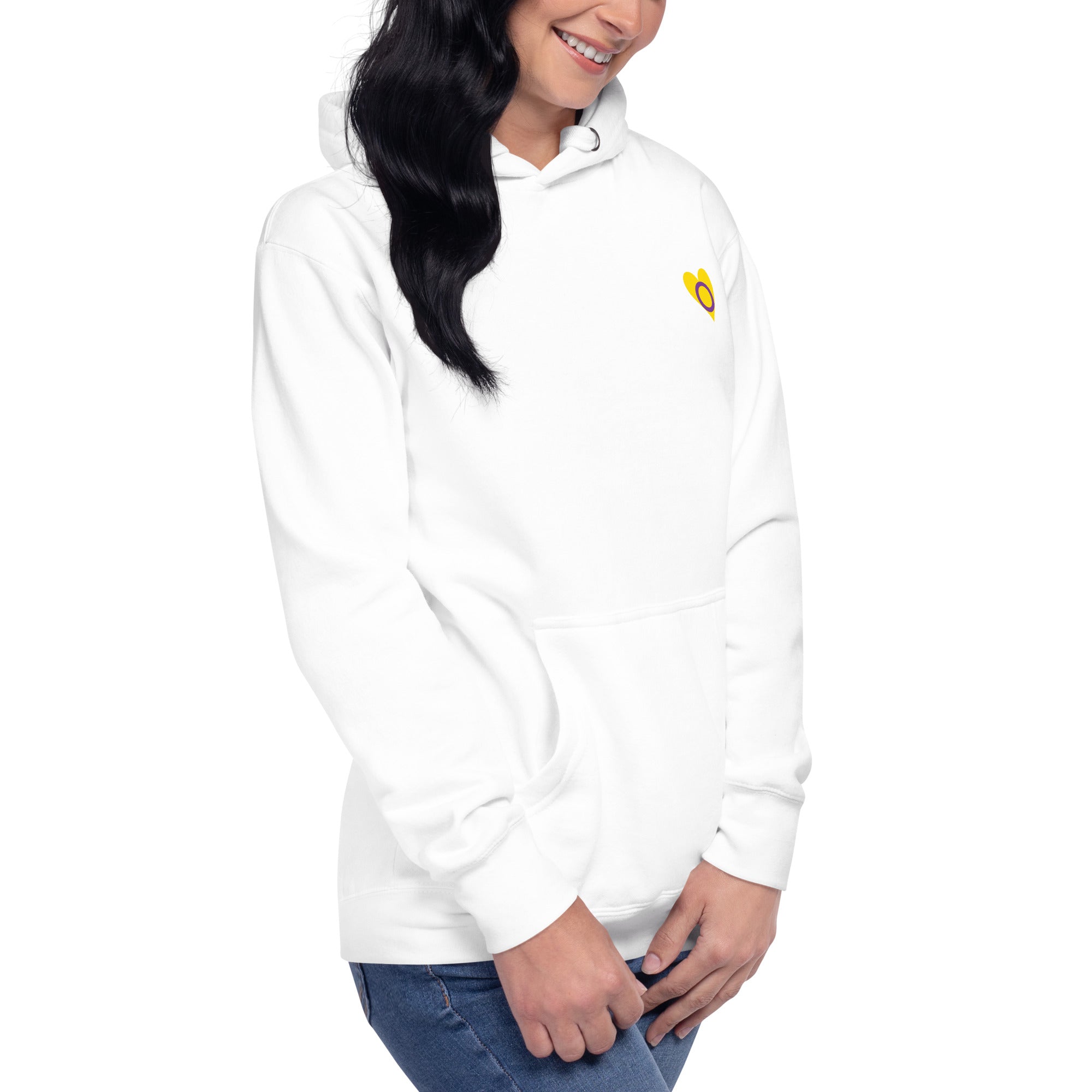 Unisex Hoodie Intersex Heart