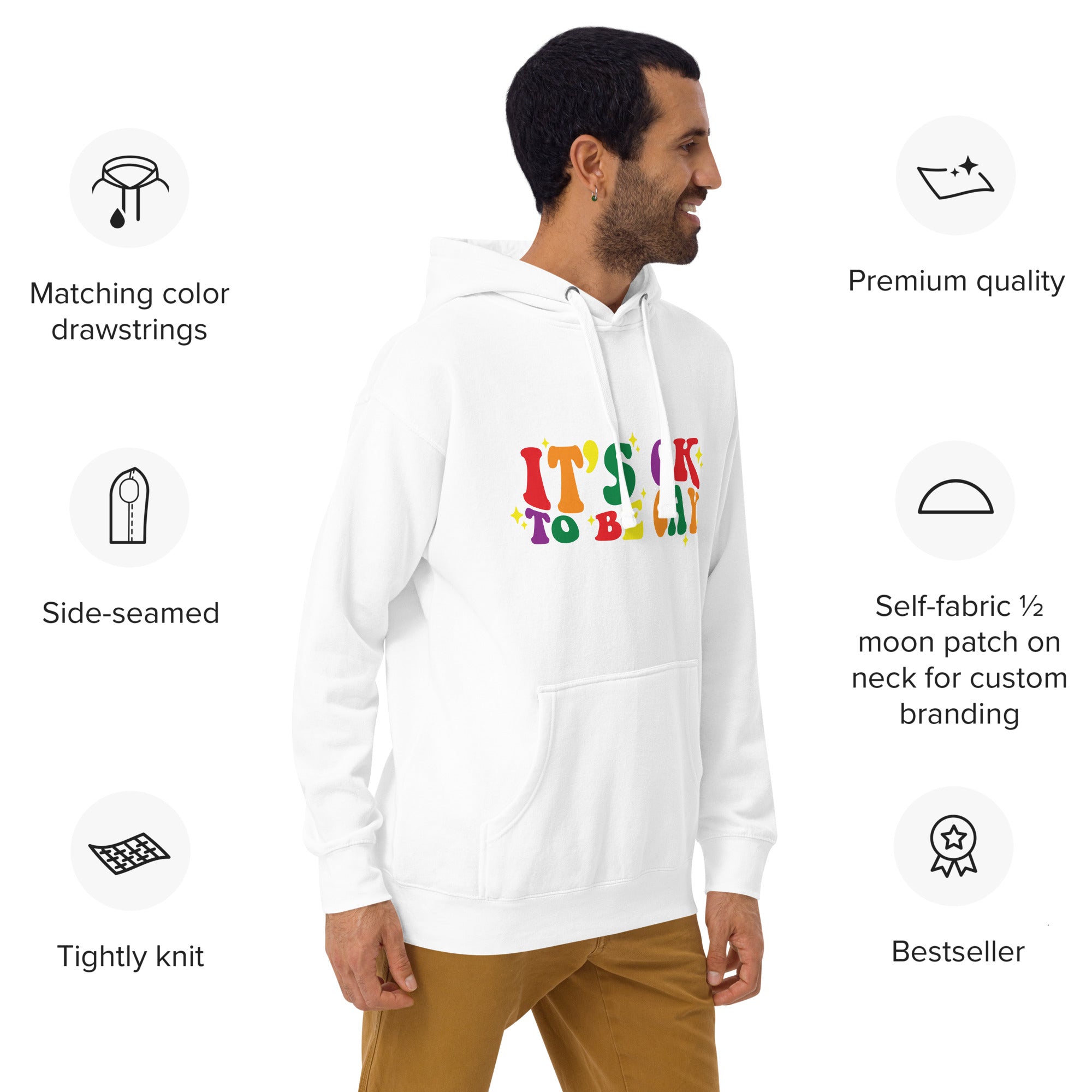 Unisex Hoodie It's ok to be gay