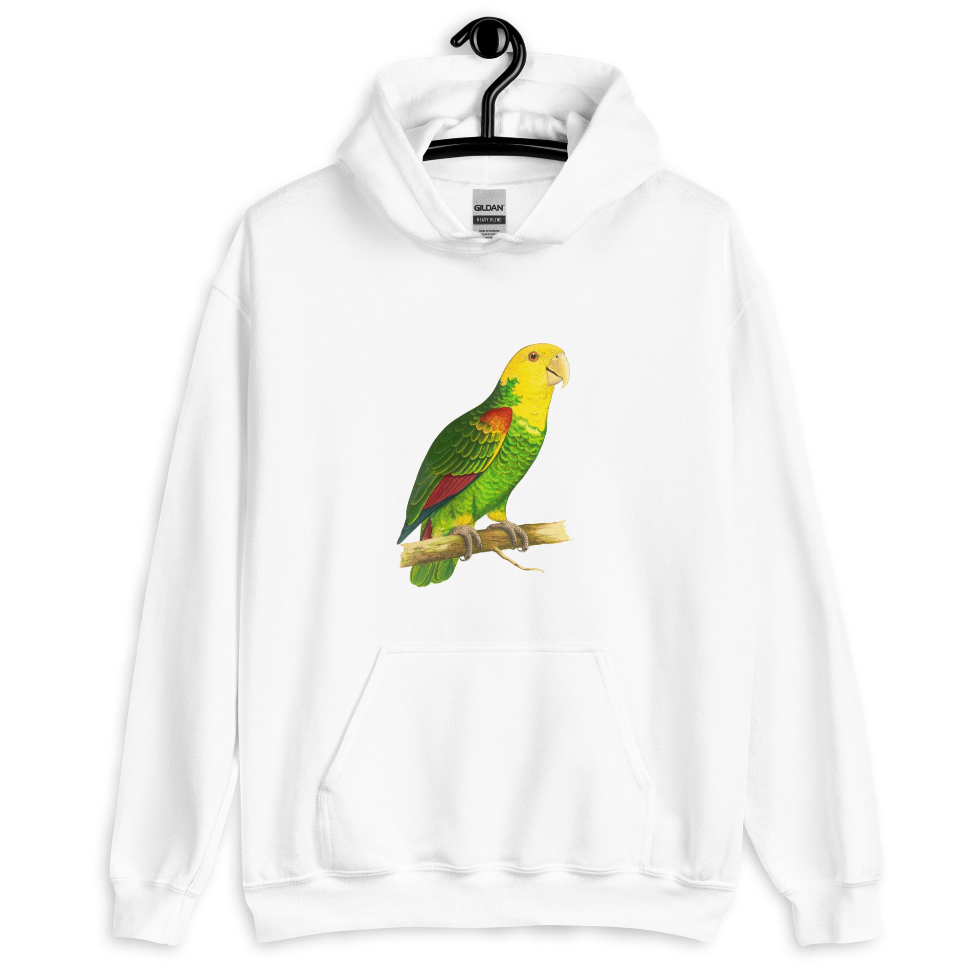 Unisex Hoodie Le Vaillant’s Amazon Parrot