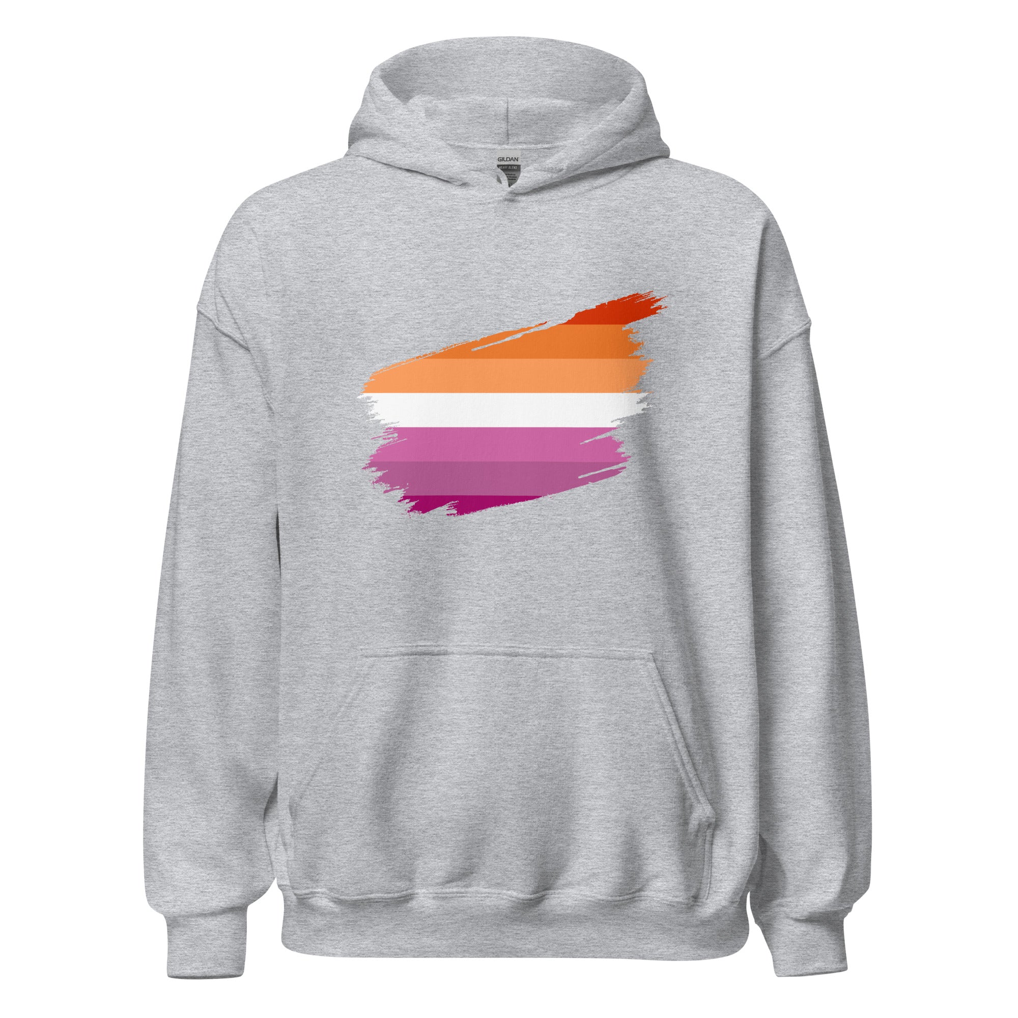 Unisex Hoodie Lesbian Grunge Flag