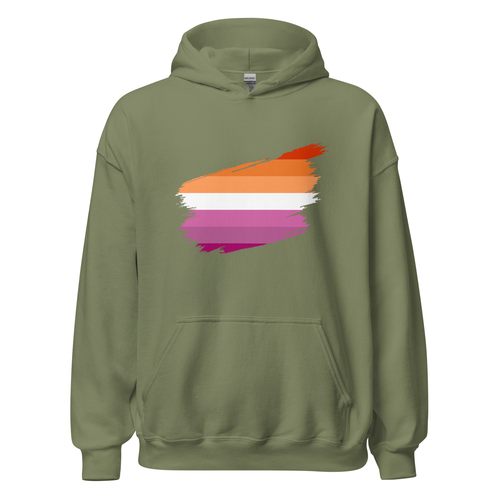 Unisex Hoodie Lesbian Grunge Flag